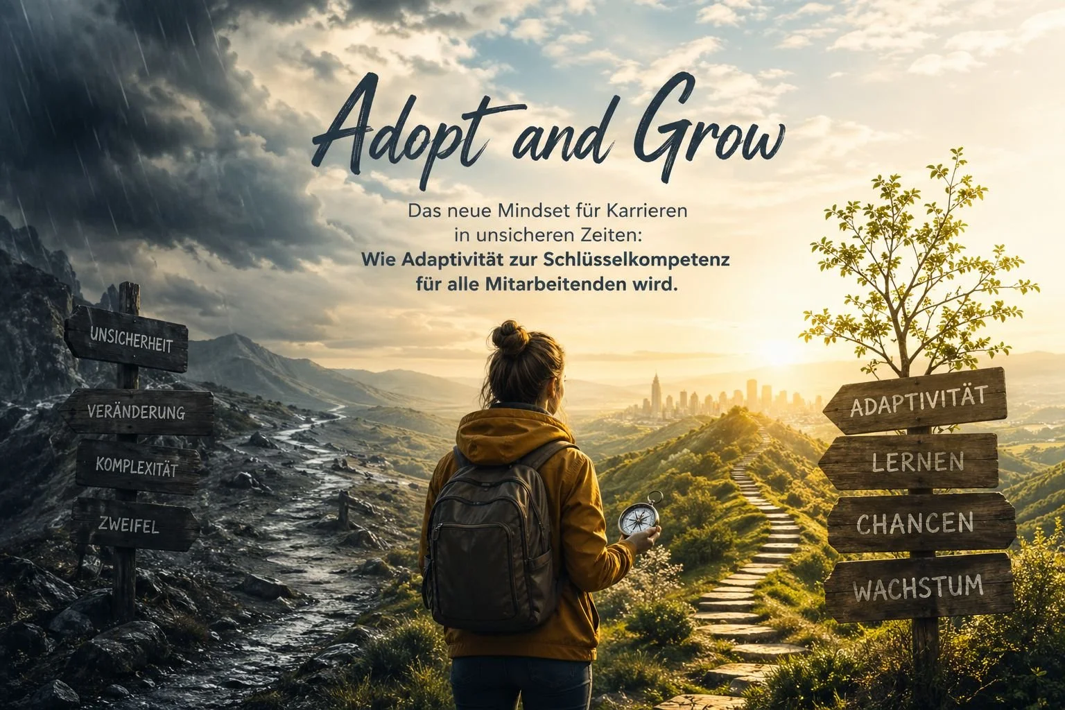 „Adopt and Grow“: Das neue Mindset für Karrieren in unsicheren Zeiten.