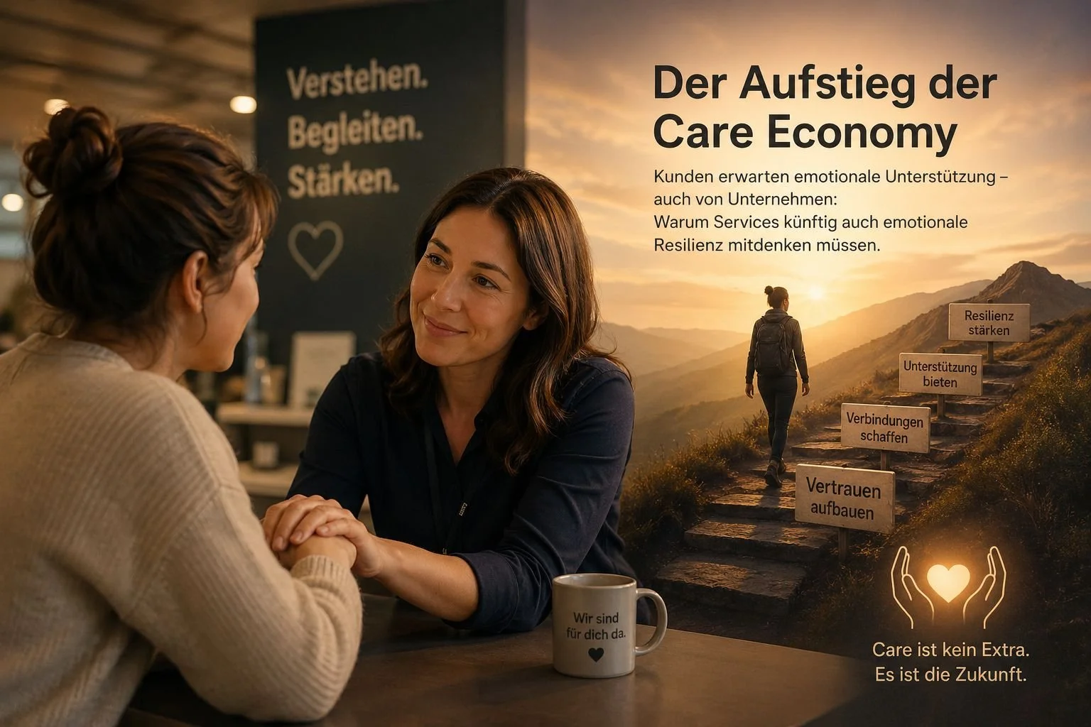 Der Aufstieg der Care Economy: Kunden erwarten emotionale Unterstützung – auch von Unternehmen.
