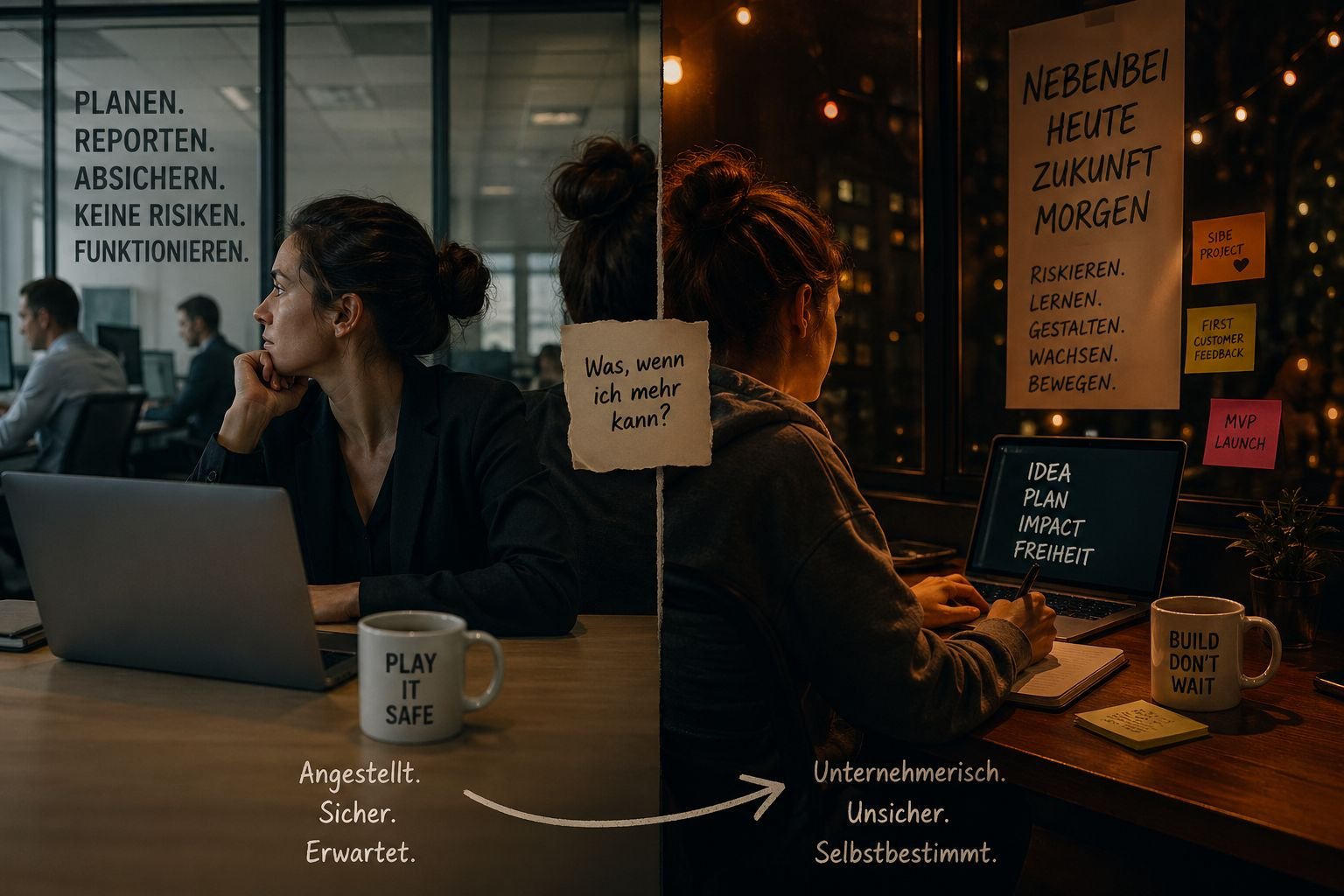 Corporate Rebels Inside: Warum immer mehr Mitarbeitende nebenbei gründen. 