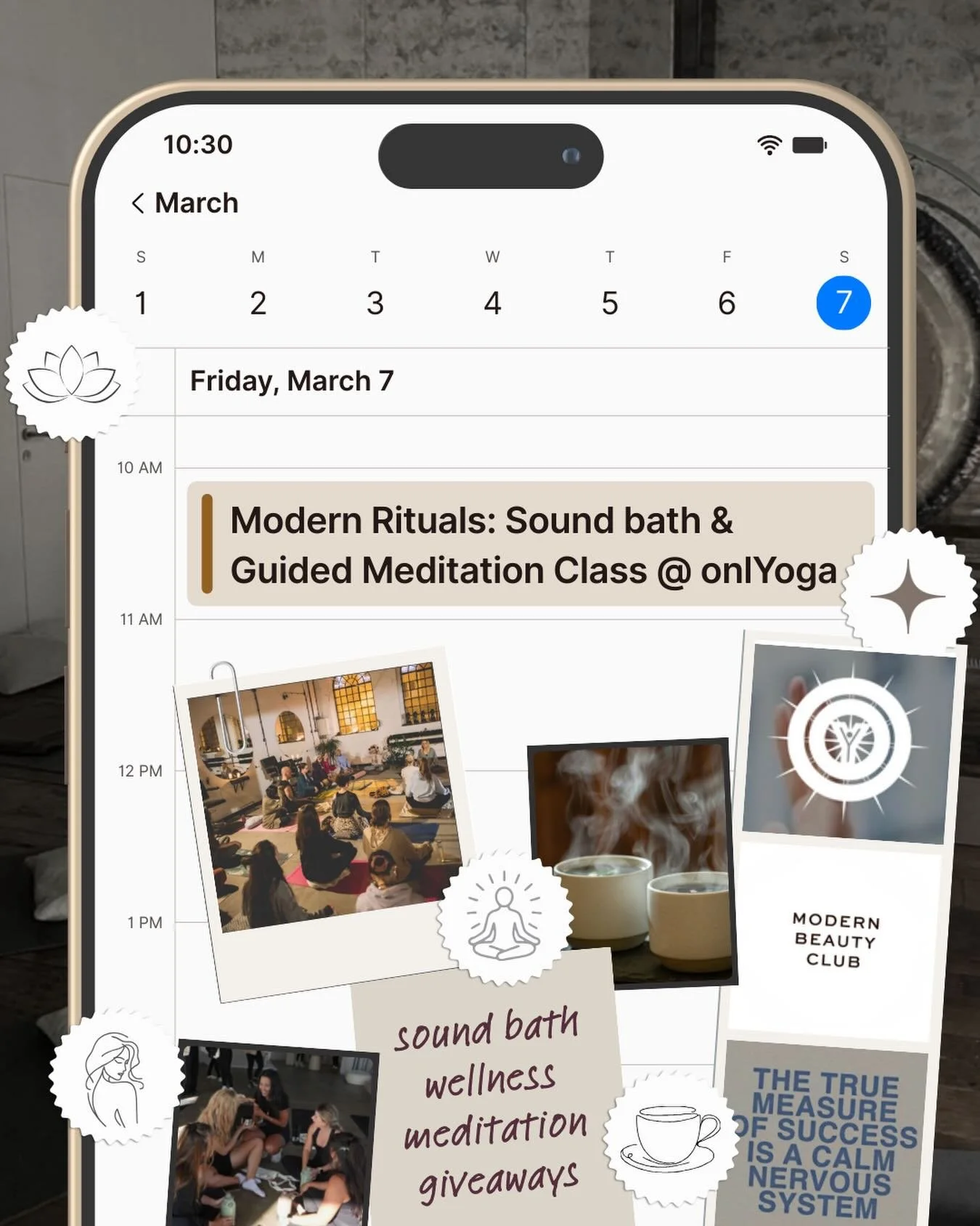 Have you signed up yet? ✨

Modern Rituals with @onlyoga is happening March 7 
a guided meditation + sound bath experience designed to calm your nervous system and reset your energy (for real).

If you&rsquo;ve ever said:
&bull; &ldquo;I want to medit