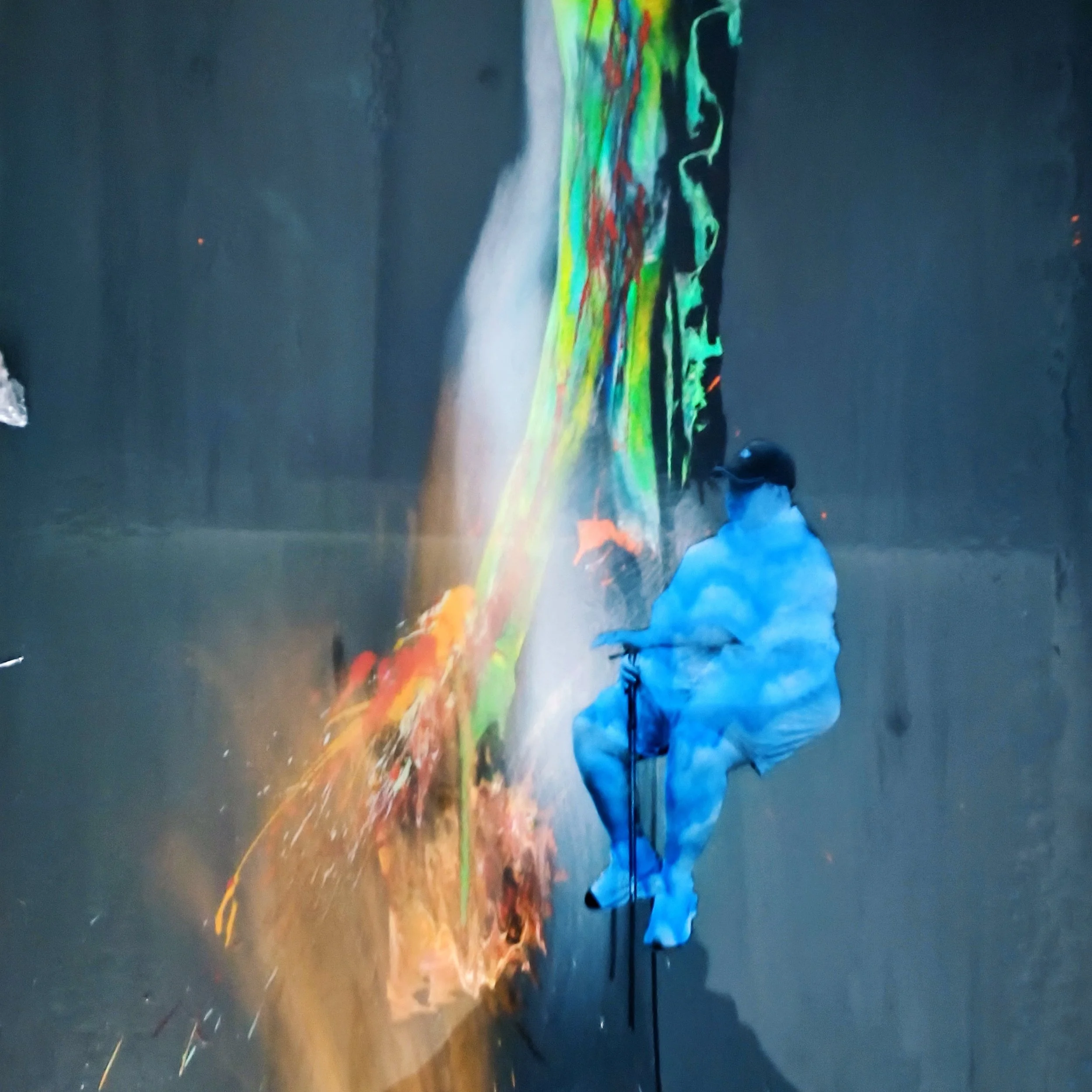 "Florida"
Acryl, Pigments, Resin and Photographic paper on Wood
Size: H160 x W120
Framed: Yes