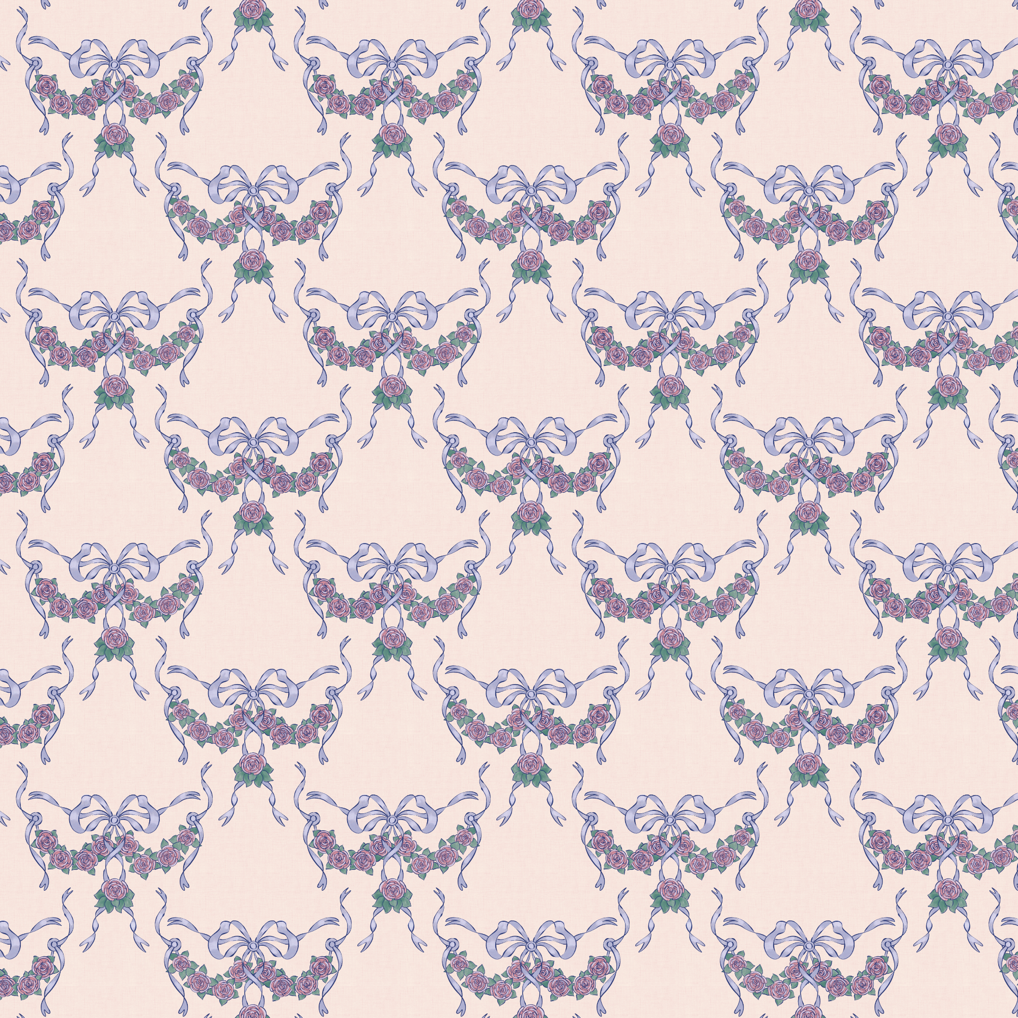 rose festoons pattern