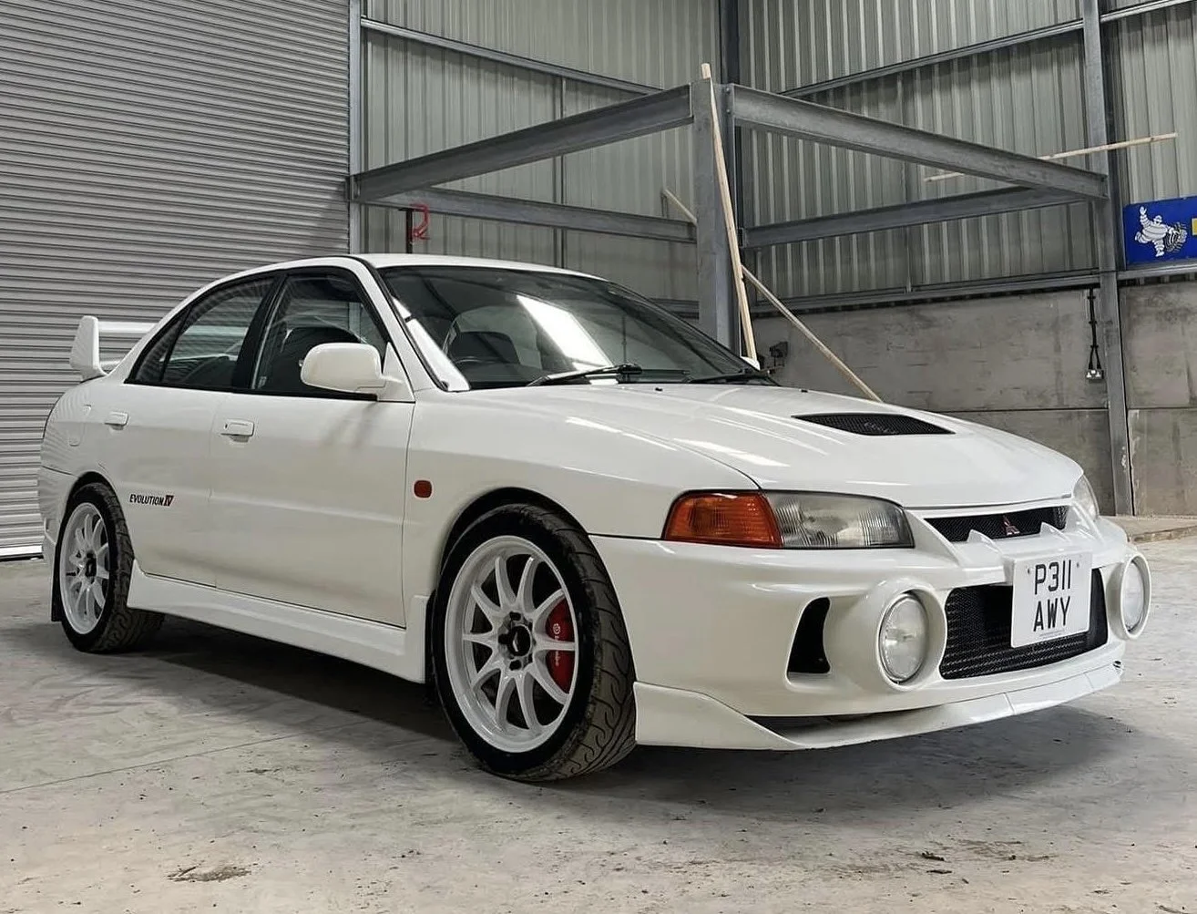 (SOLD) Mitsubishi Lancer Evolution IV GSR - (Scotia White)
