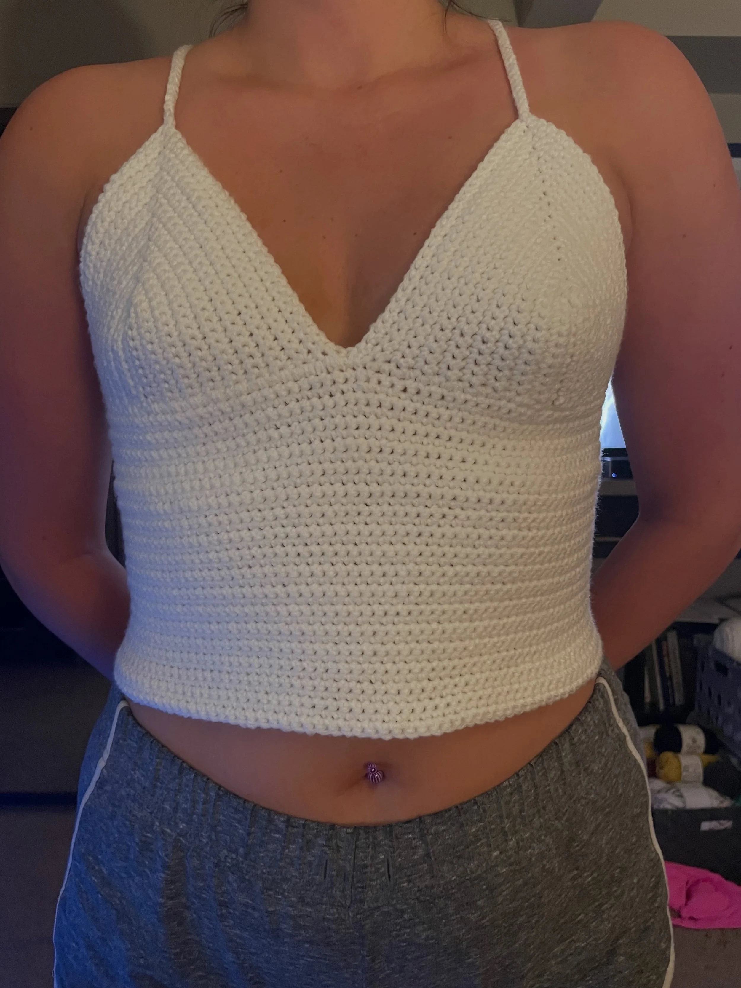 #FlashbackFriday to when I made my FIRST ever wearable in honor of me finishing up my most recent crop top (coming soon 👀) for the summer! 

I want to get into making wearables more as I really need to use up my stash&hellip;or maybe not?😂

What sh
