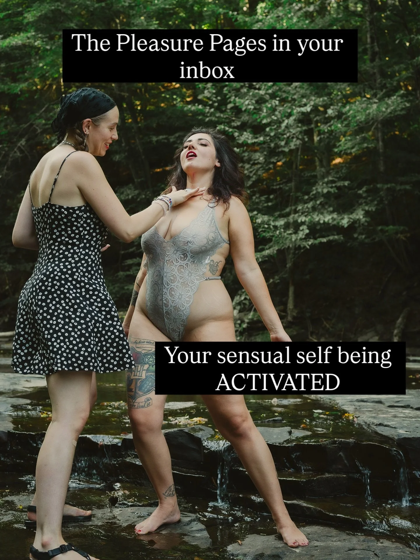 Have you signed up for the Pleasure Pages yet!? THE FIRST EDITION LAUNCHES THIS WEEEEEK!

Movement meditations, guides, and journal prompts will flow into these pages with each newsletter&hellip;really just being  invitations to reconnect your mind, 