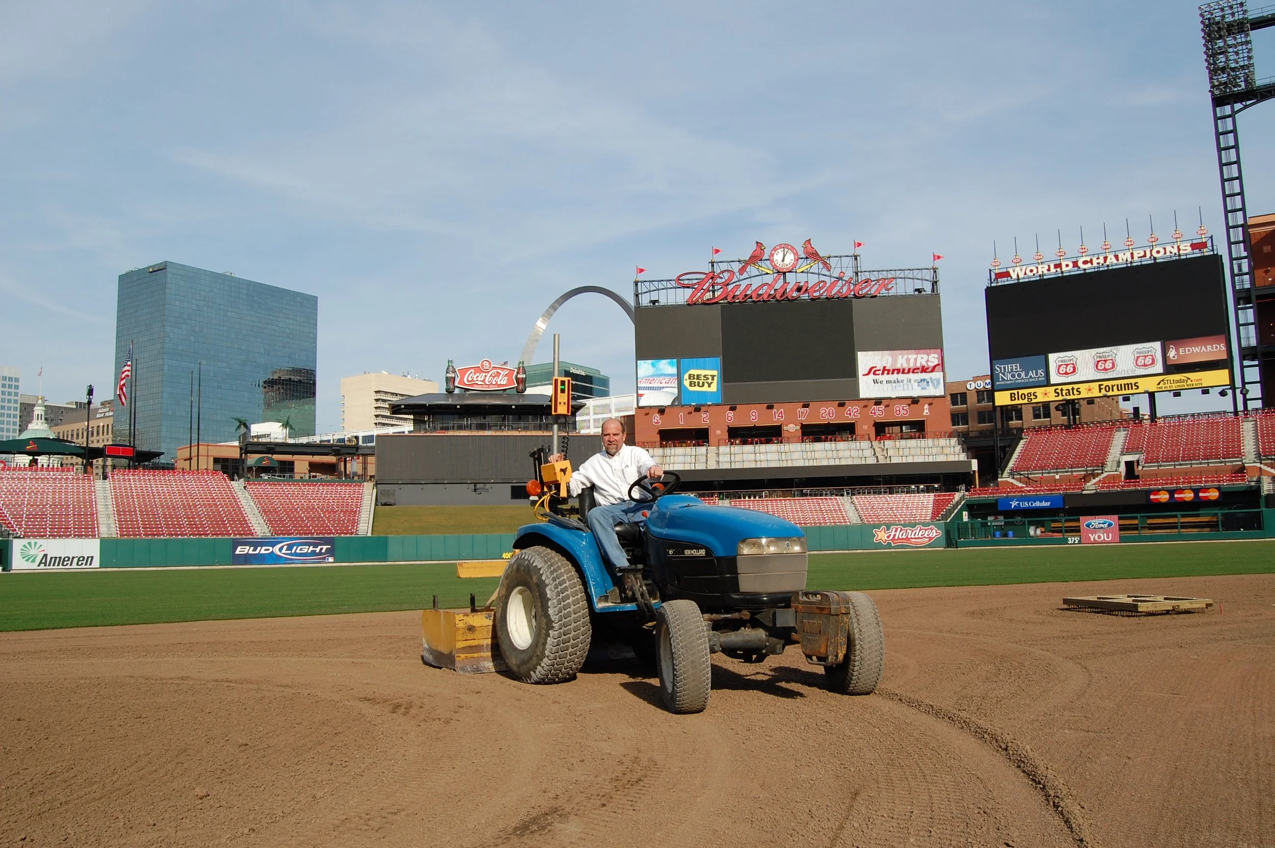 In-field work at Busch - St. Louis, MO