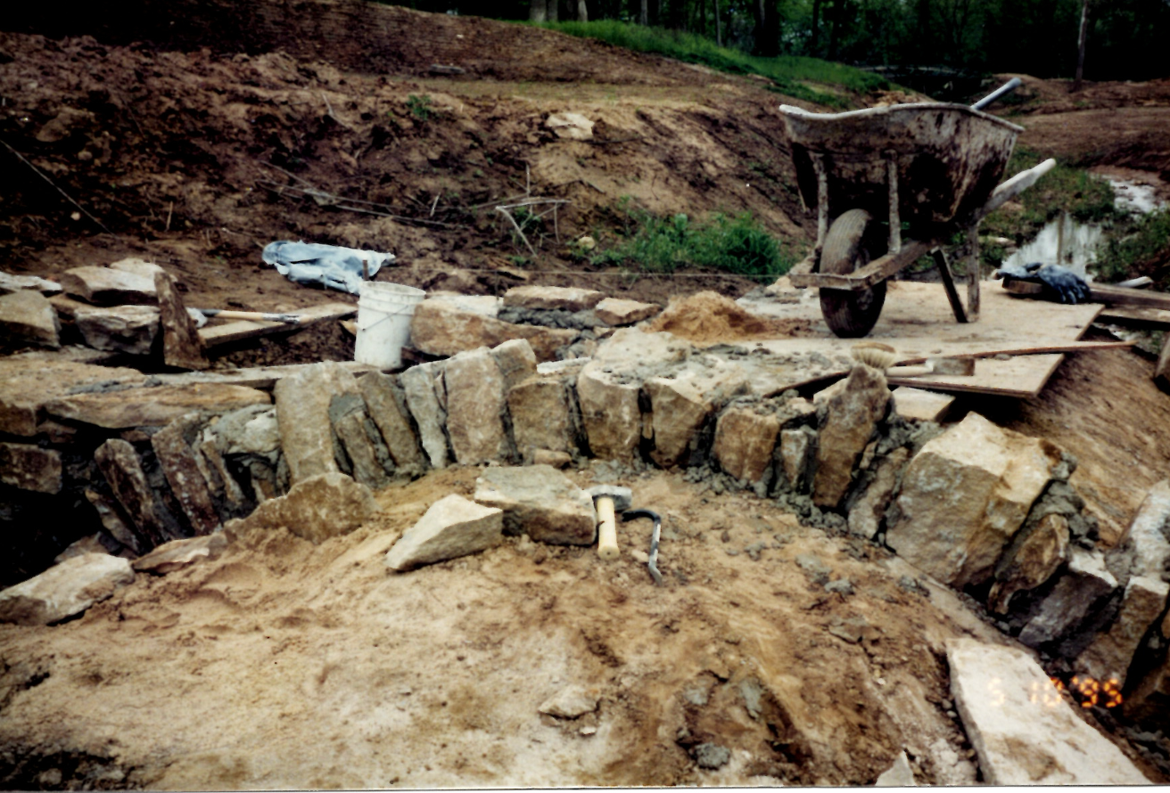 Hand laid stone bridge on Tapawingo National - St. Louis, MO