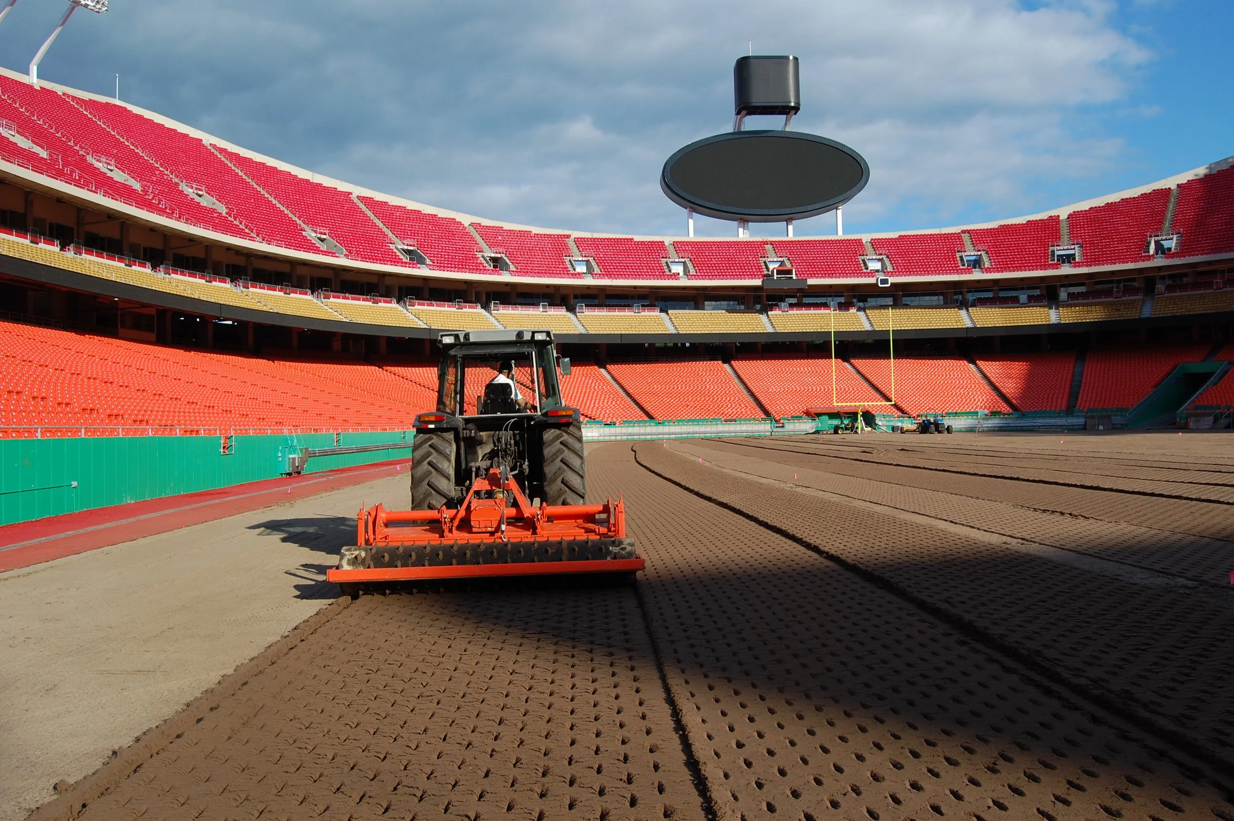 Field rebuild at Arrowhead - Kansas City, MO