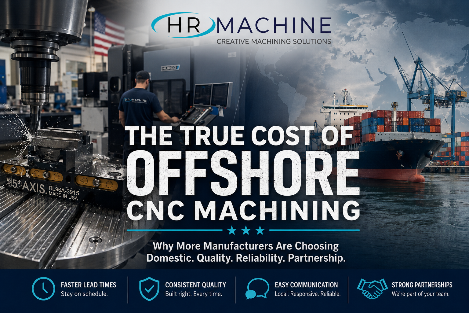 The True Cost of Offshore CNC Machining: Is Domestic Manufacturing Making a Comeback?