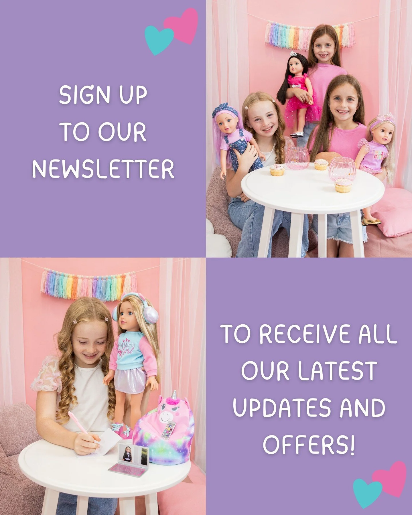 Head over to www.designafriend.co.uk 💞

#designafriend #dollphotography #fashiondolls #dolls #dollstagram #18inchdolls #americangirldoll #dollaccessories #roleplay #imaginaryplay #dollplay #learnthroughplay #pretendplay #toys