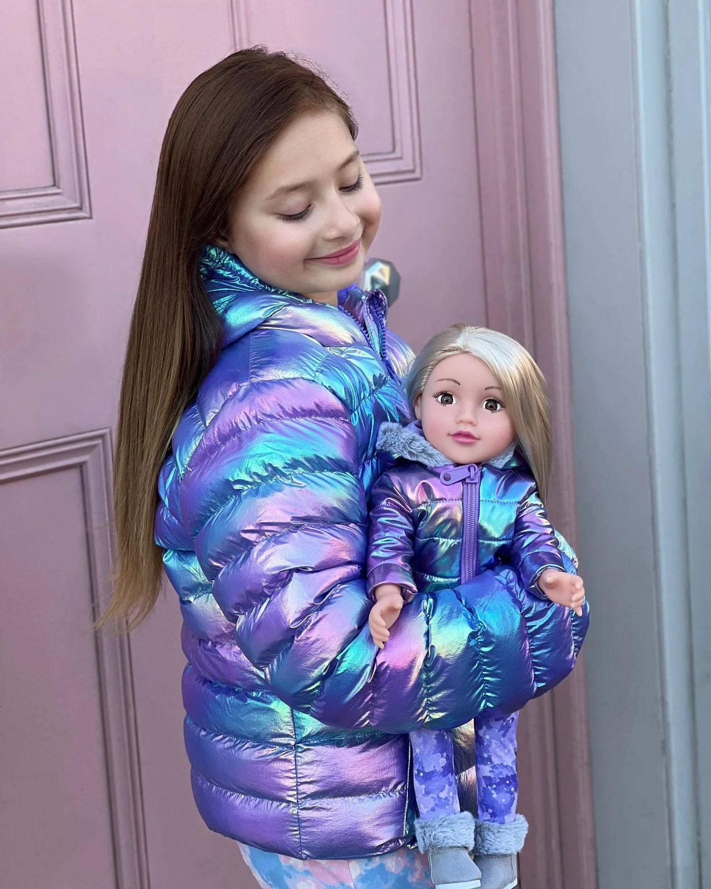 Every adventure is better with a bestie! 🌟 Your child&rsquo;s first friend is ready to join tea parties, bedtime stories, and every cuddle in between!🩵❄️

#designafriend #dollphotography #fashiondolls #dolls #dollstagram #18inchdolls #americangirld