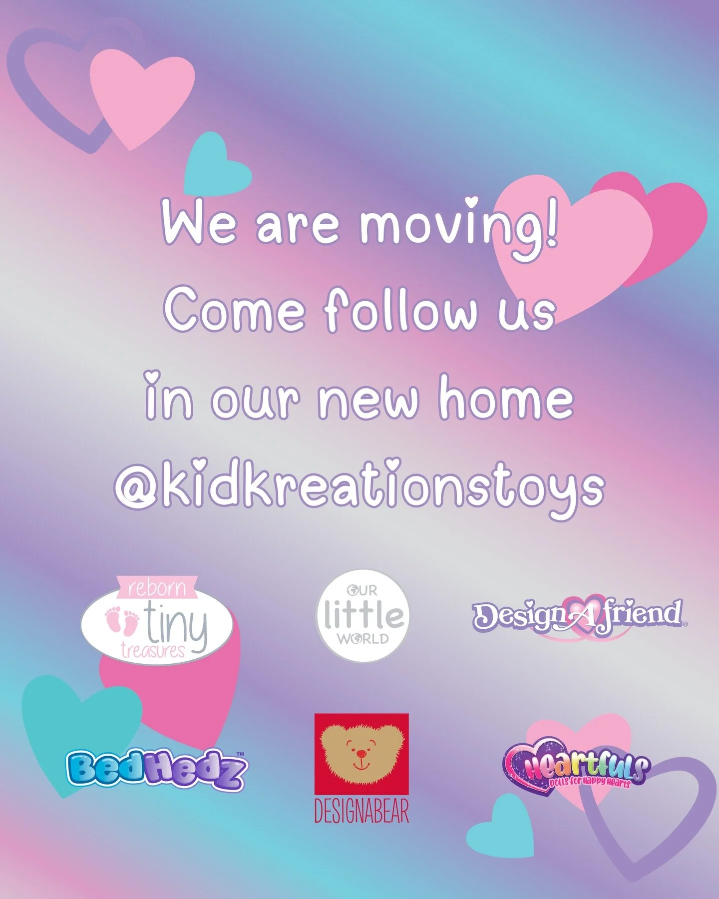 It&rsquo;s time for a change! Come follow us on our new handle @kidkreationstoys where you can see everything Kid Kreations all in one place! Kid Kreations is a small, privately owned UK toy development company with a huge heart. Born out of a love f
