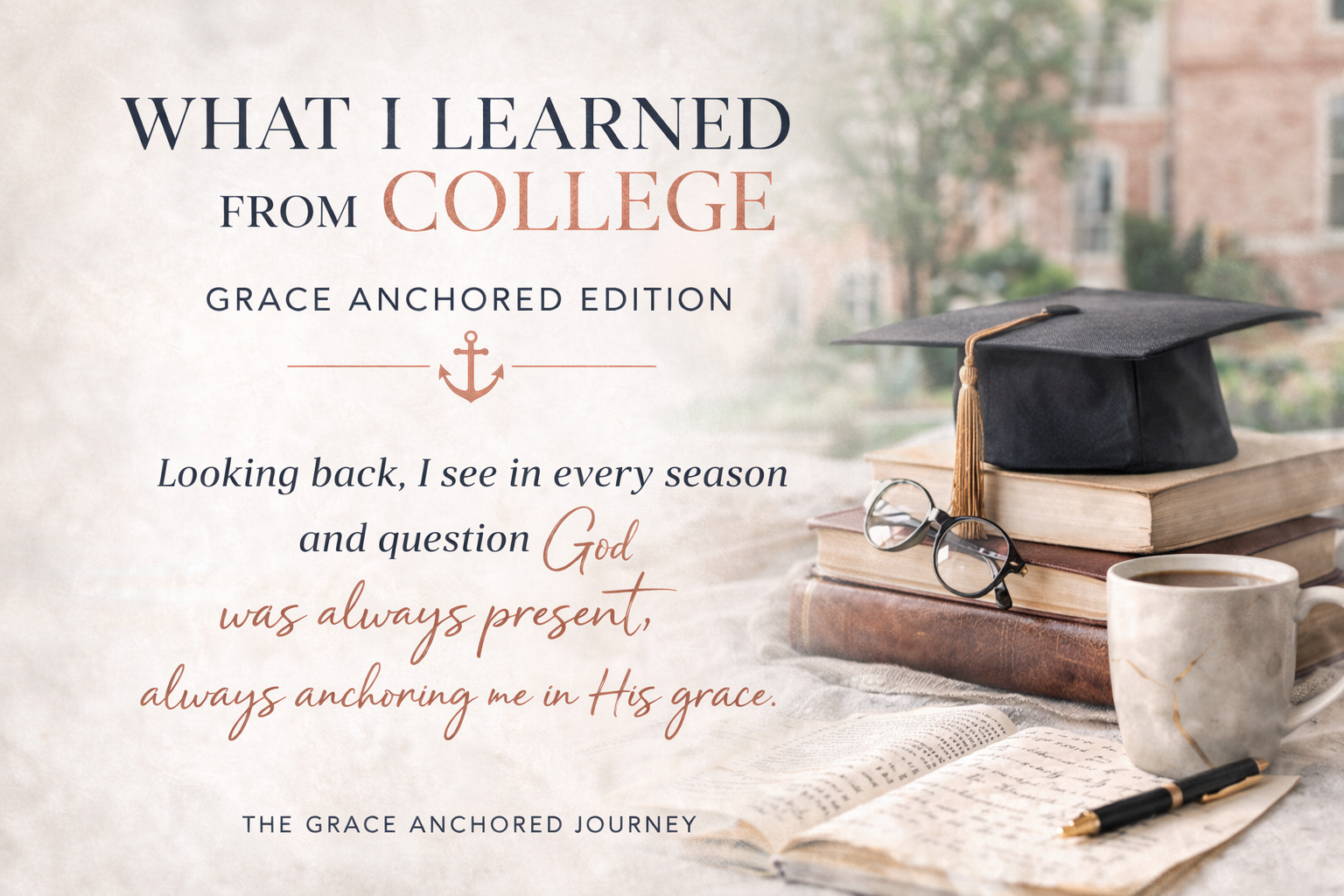 🎓 What I Learned from College — Grace Anchored Edition