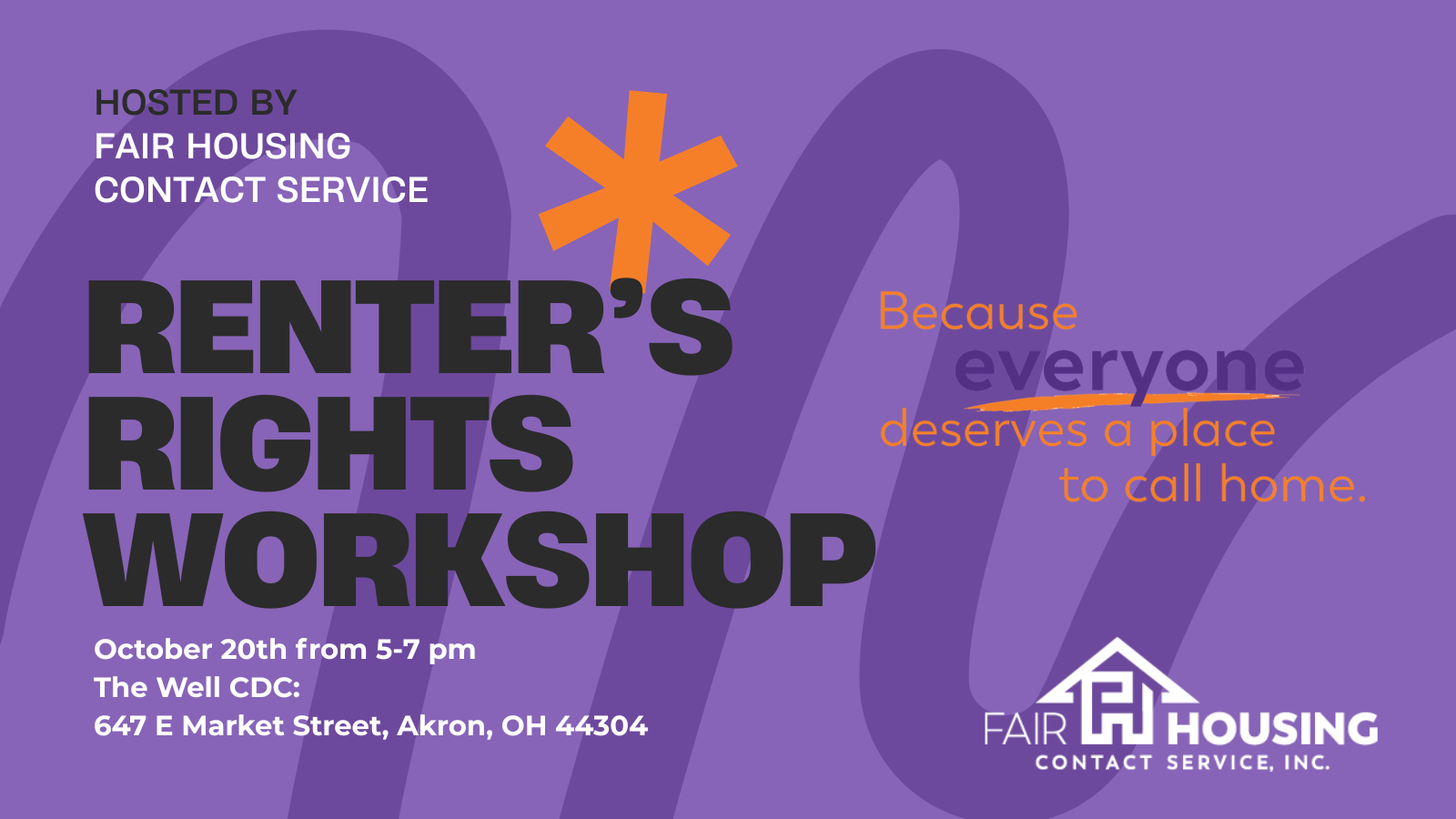 Renter's Rights Workshop
