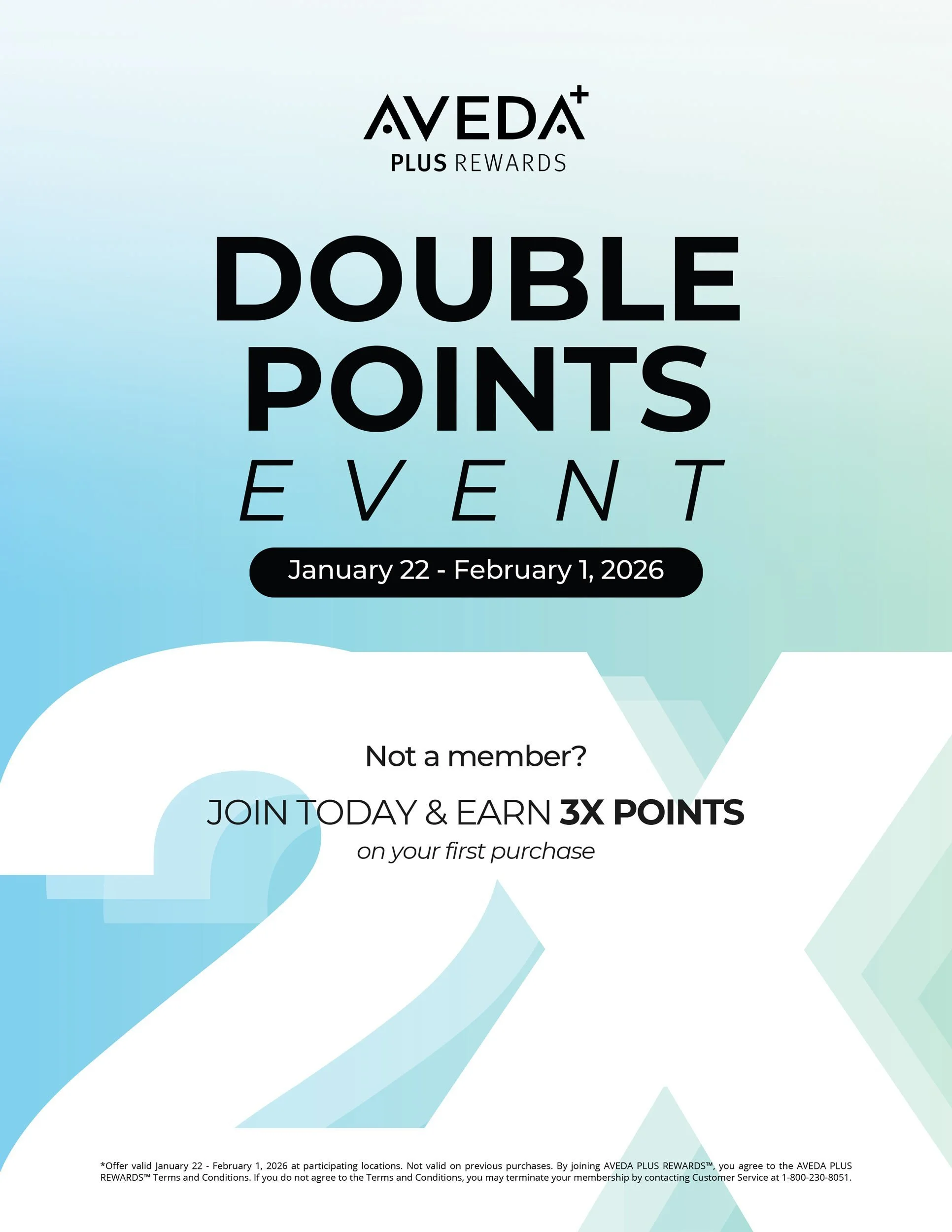 Earn Double Points with Aveda Plus Rewards