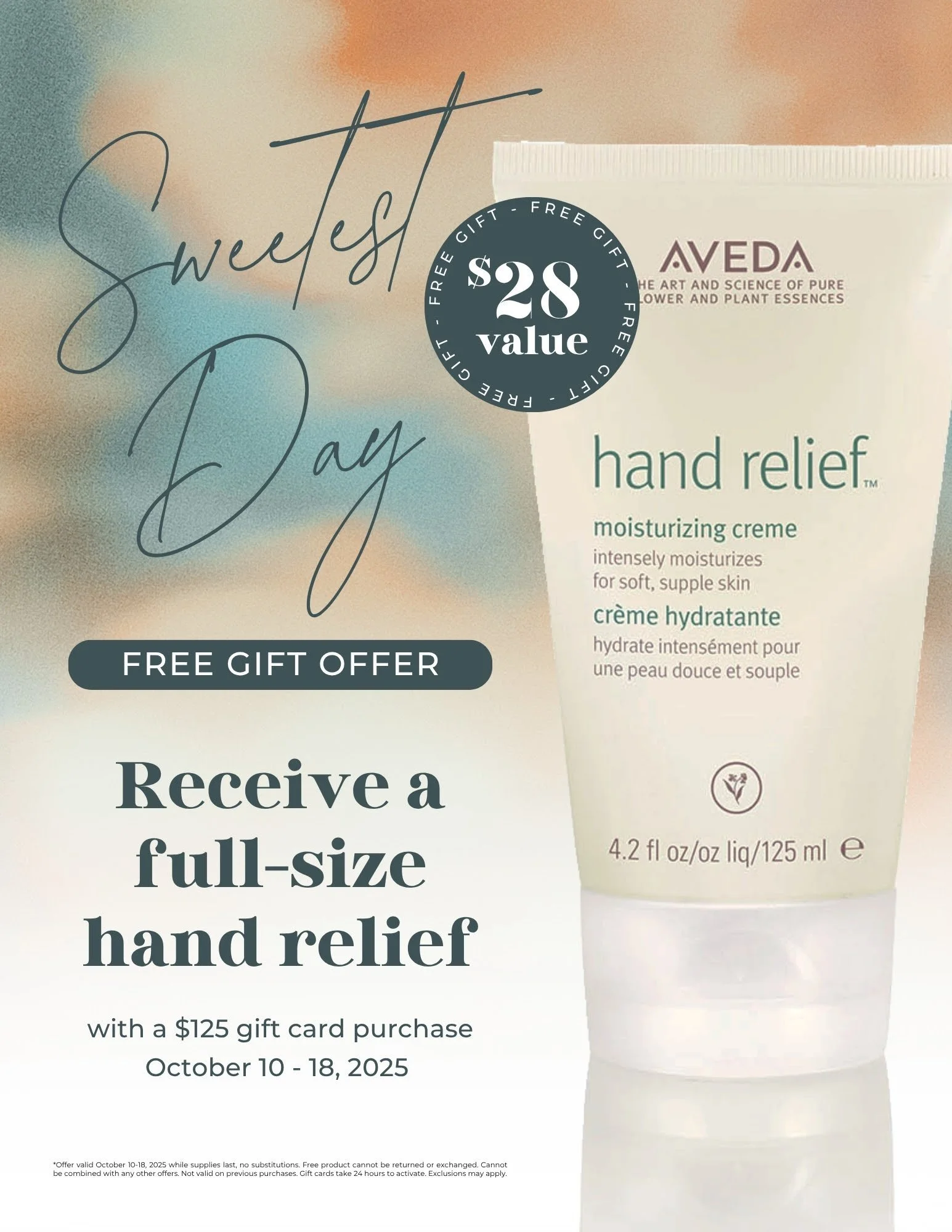 Sweetest Day Gift Offer: Treat Someone Special (or Yourself!) at Casal Aveda Institute