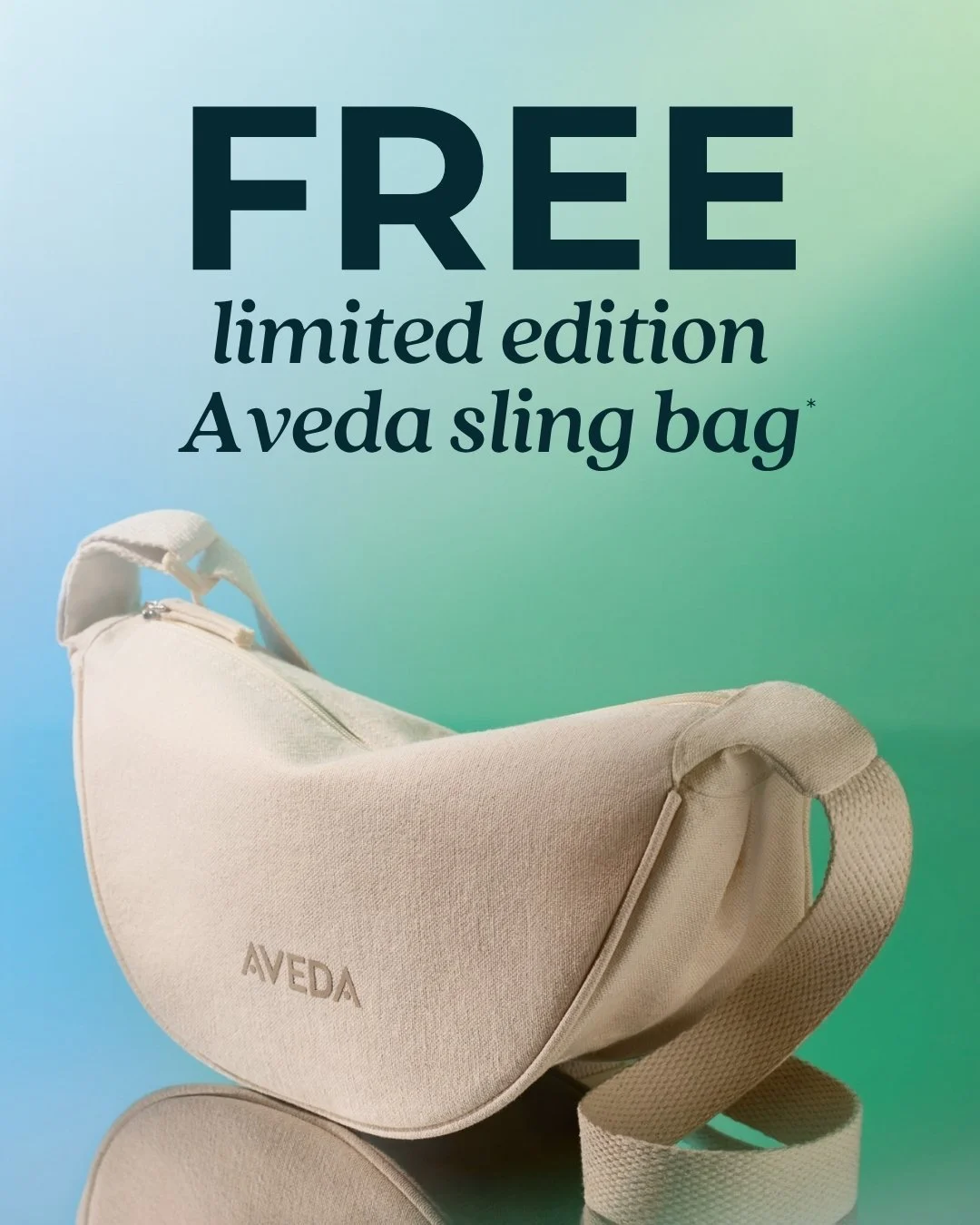 FREE Limited Edition Aveda Sling Bag with Purchase of a $125 Gift Card
