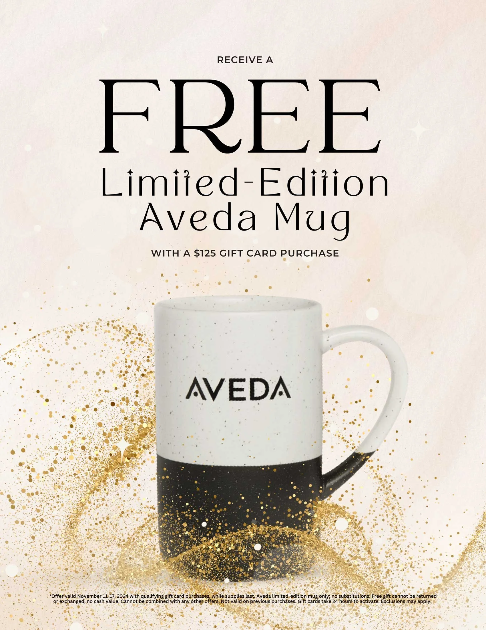 FREE Limited Edition AVEDA Mug