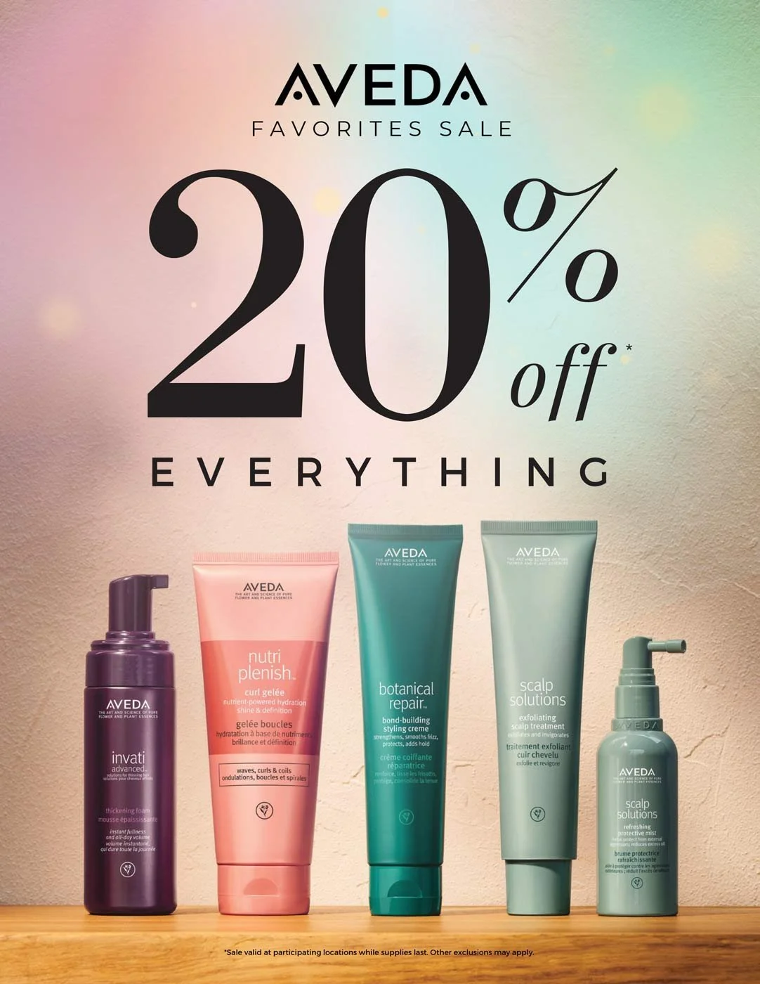 Aveda Favorites Sale! 20% Off Everything