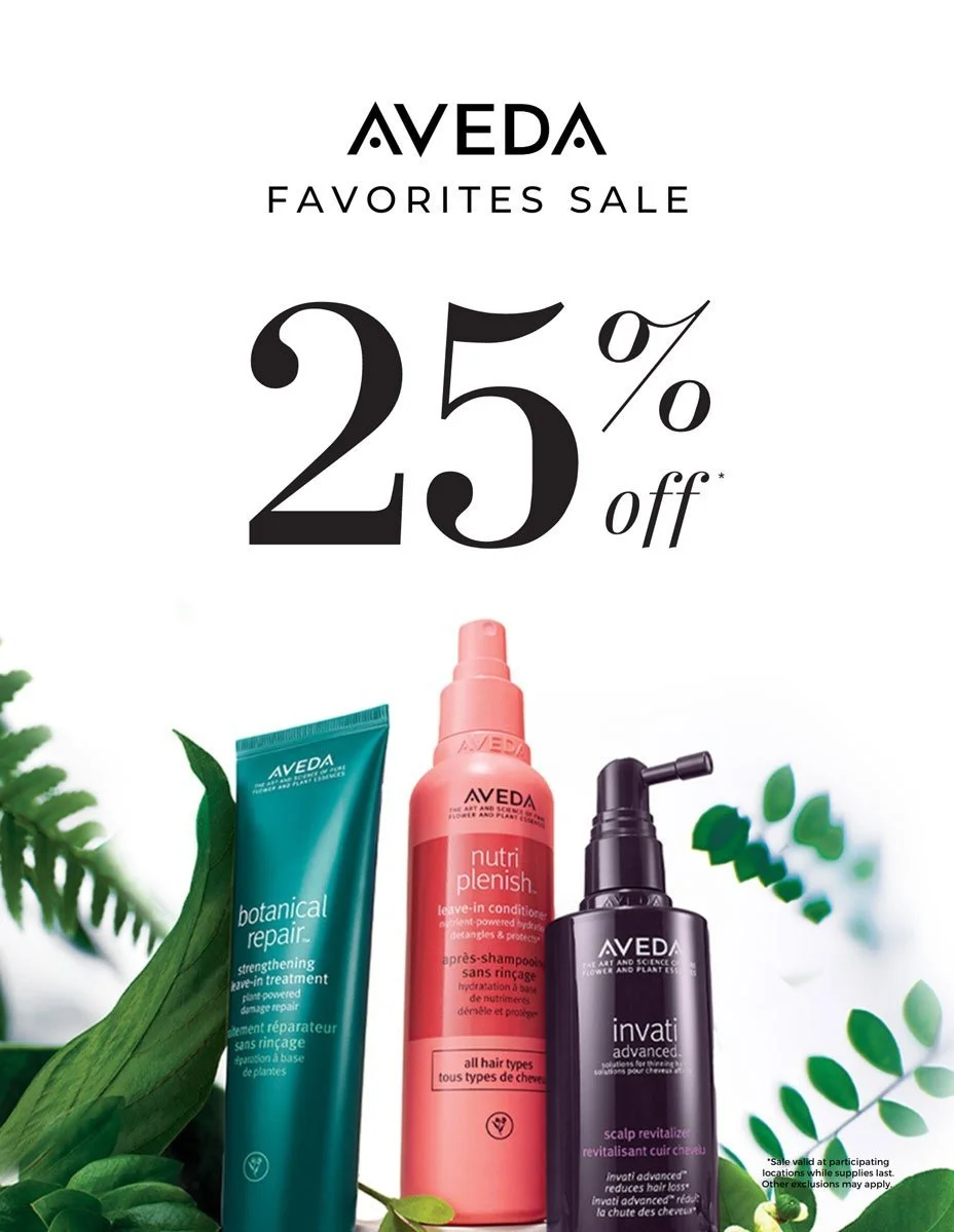 AVEDA 25% Off Sale!