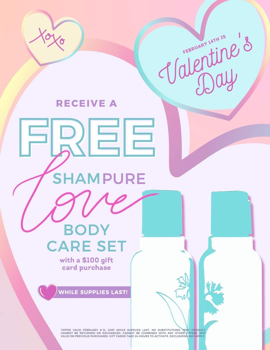 FREE Shampure Body Care Set with Gift Card Purchase ($100)