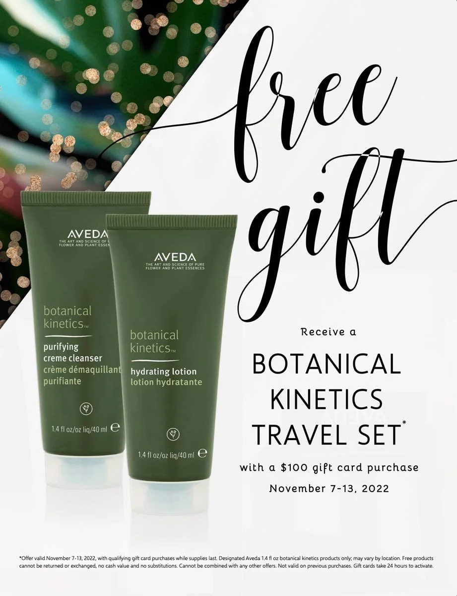 FREE Botanical Kinetics Travel Set with Gift Card Purchase!