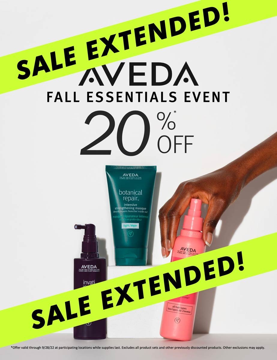 AVEDA Fall Essentials Event!