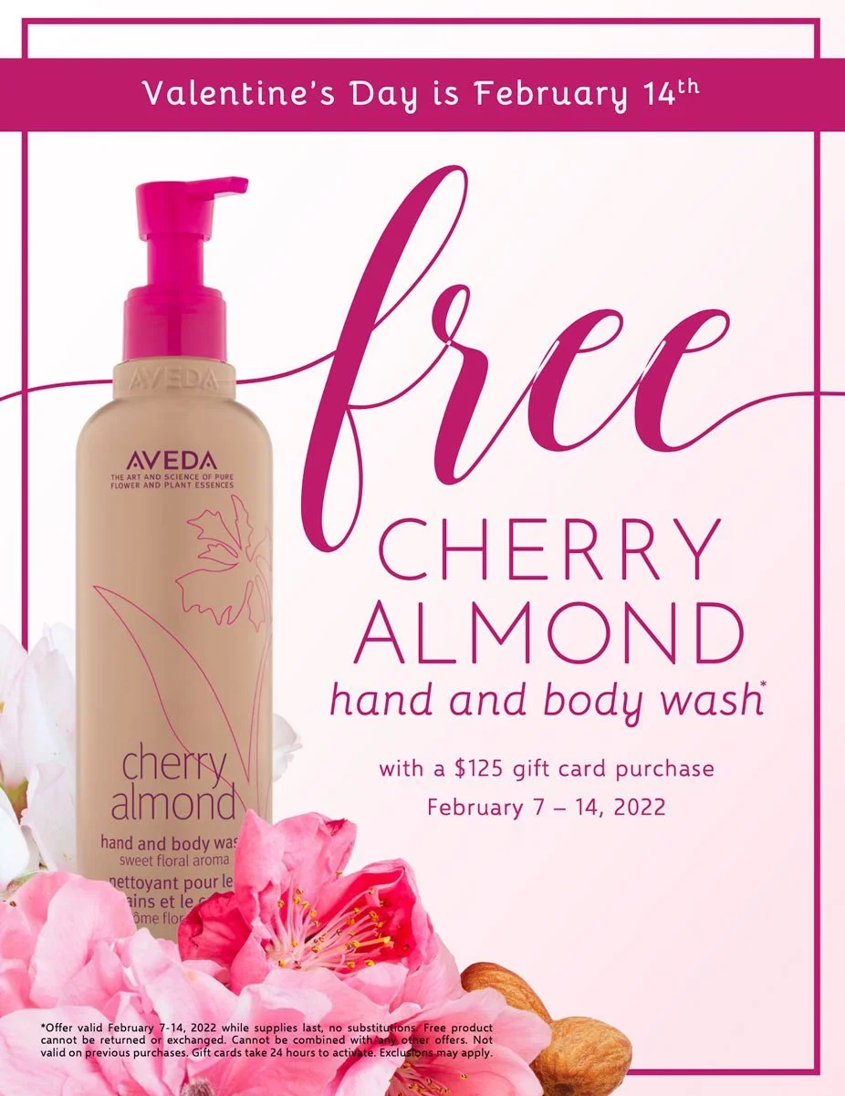 FREE Cherry Almond Hand and Body Wash with Purchase!