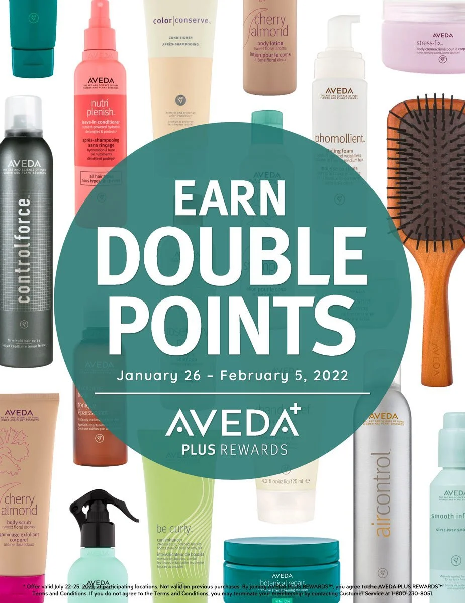 Earn Double Points through February 5, 2022