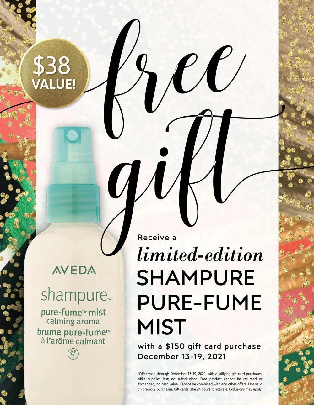 FREE Shampure Pure-Fume Mist with Purchase