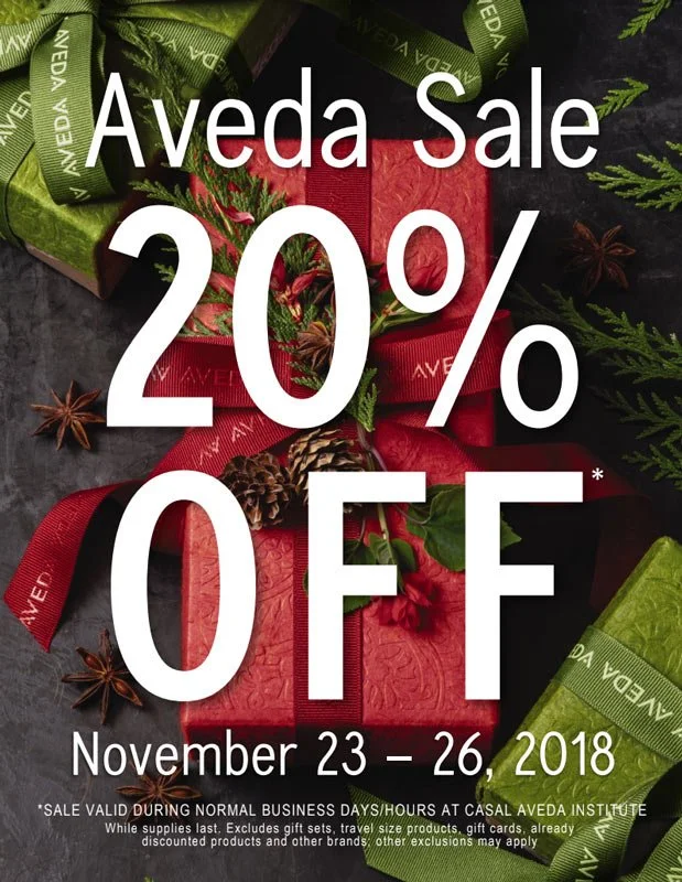 Aveda 20% Off Sale! 