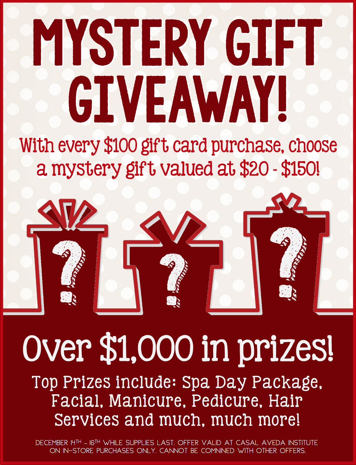 Mystery Gift Giveaway!