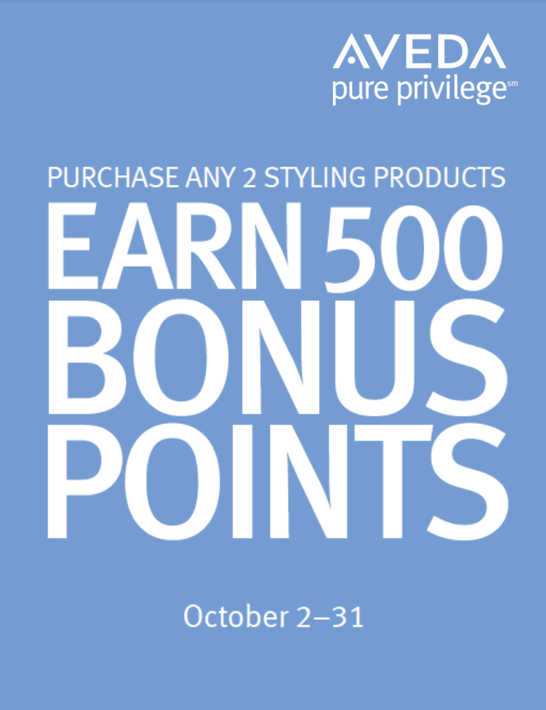Earn 500 Bonus Points on Any 2 Styling Products