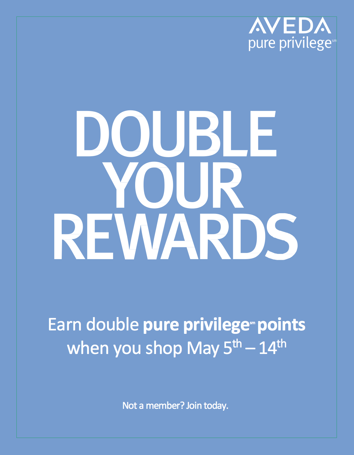 Double Points for 10 Days