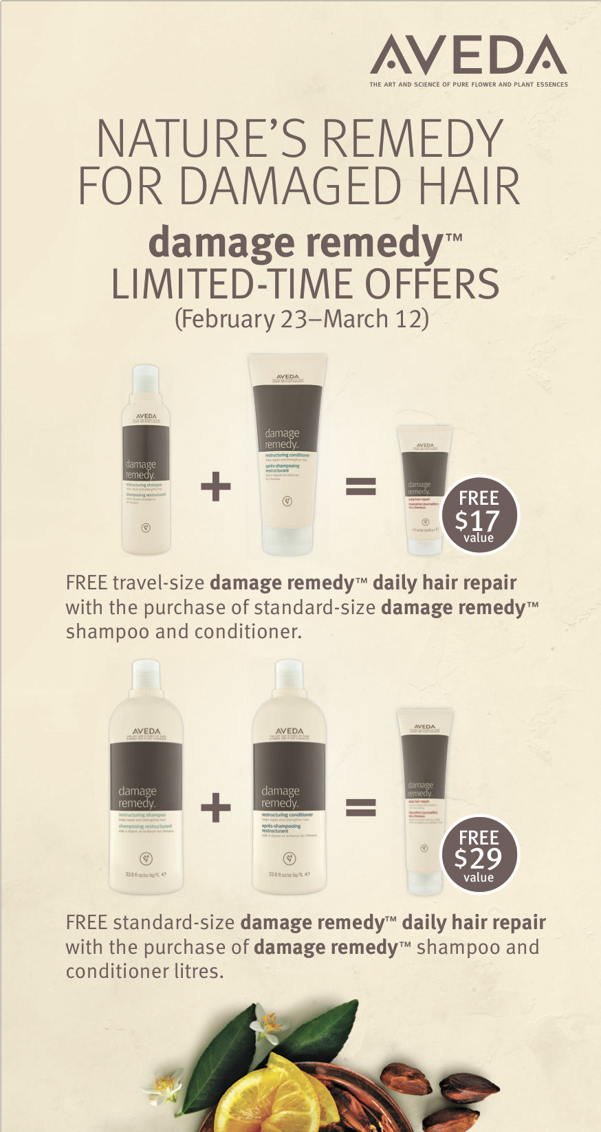 Nature's Remedy for Damaged Hair