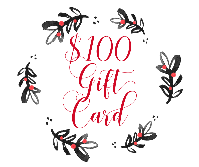 Enter to Win a $100 Gift Card