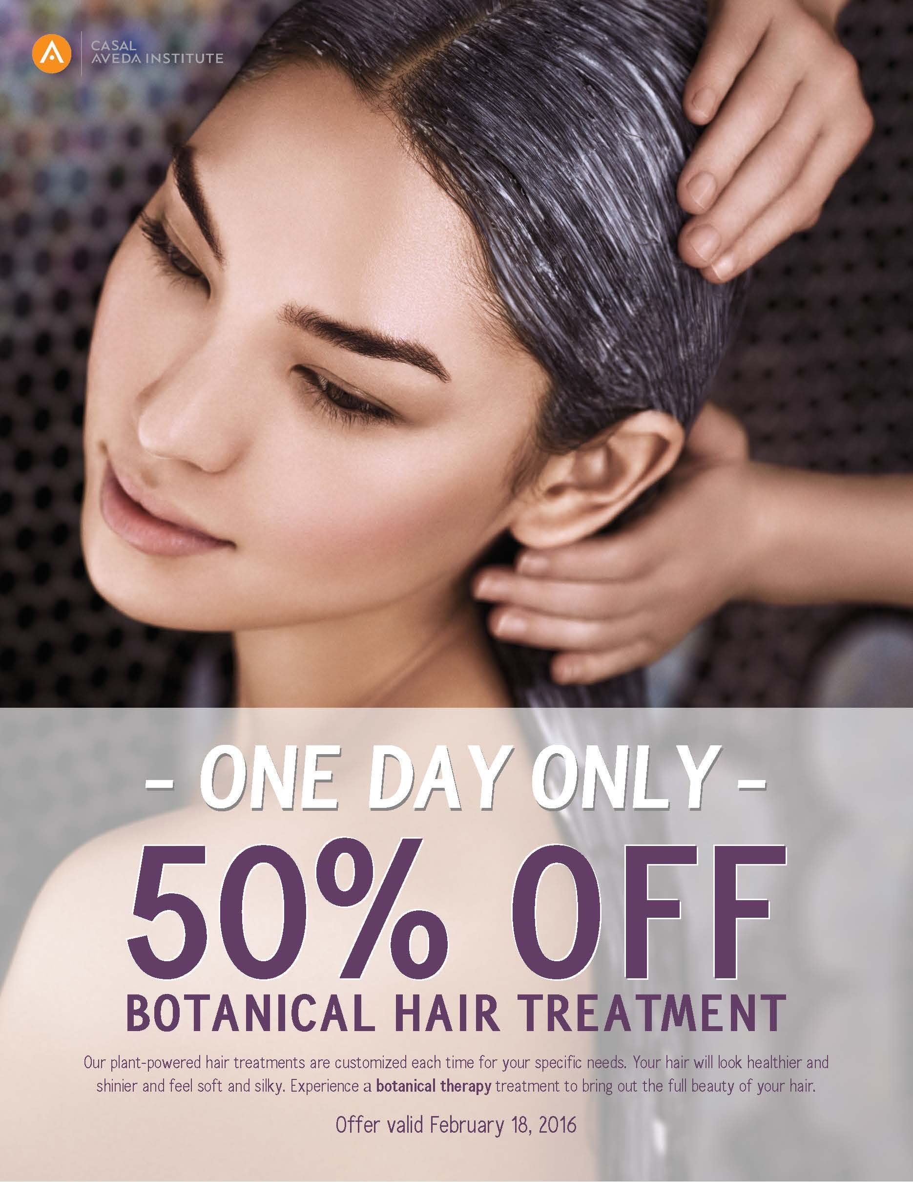 50% OFF Botanical Hair Treatments