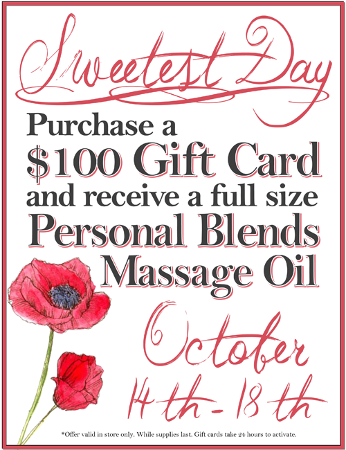 Sweetest Day Promotion at Casal Aveda