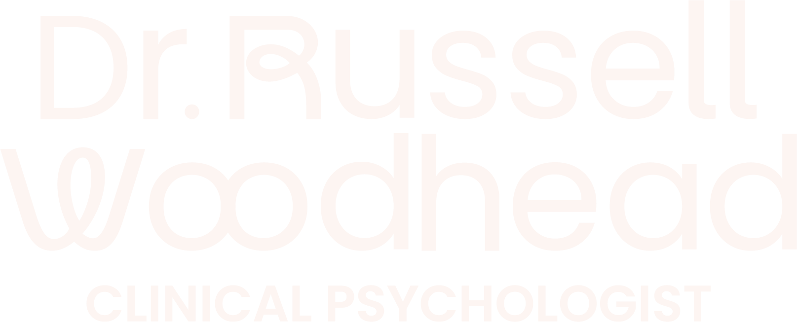 Logo for Dr. Russel Woodhead, clinical psychologist