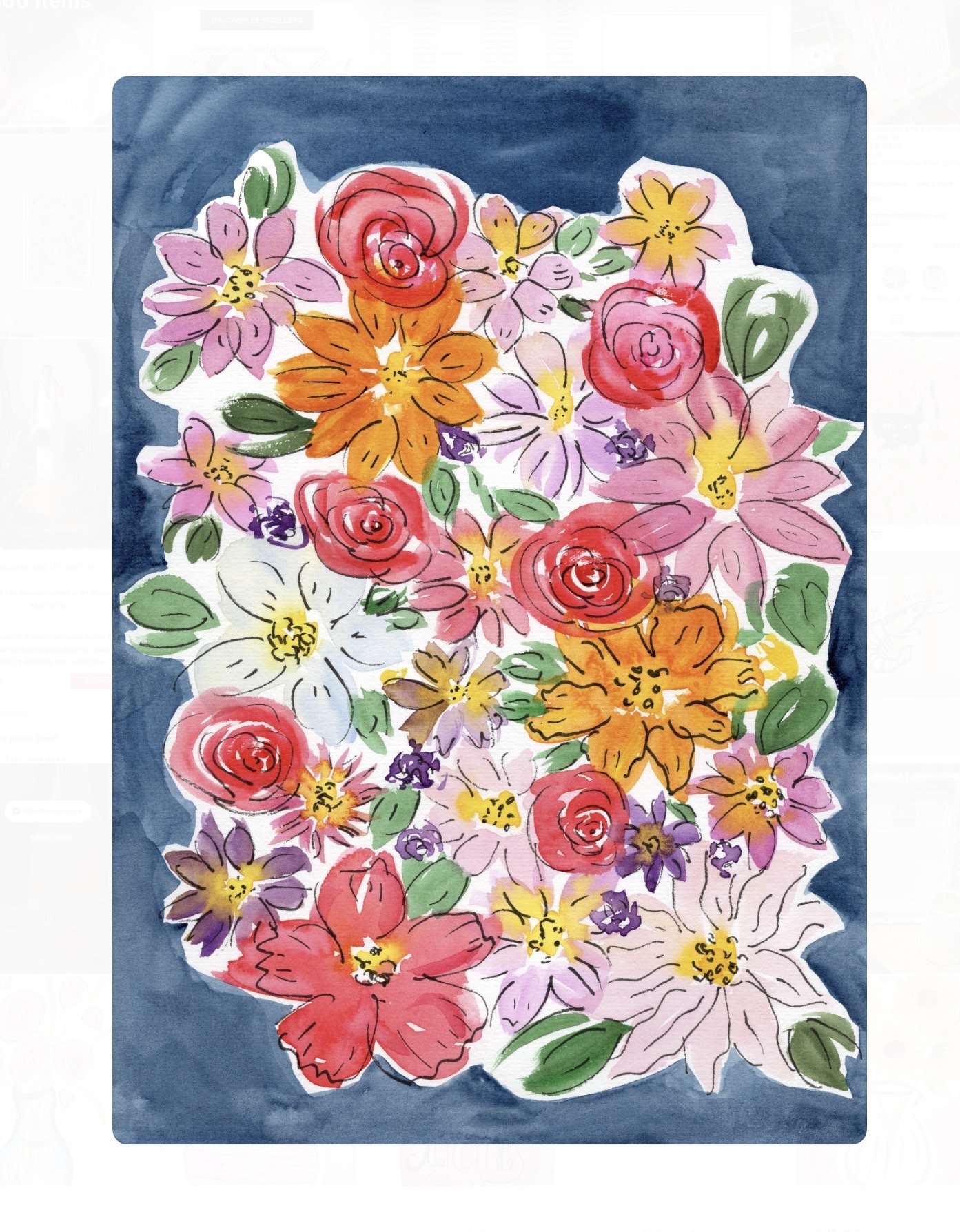 Messy Mixed Flowers