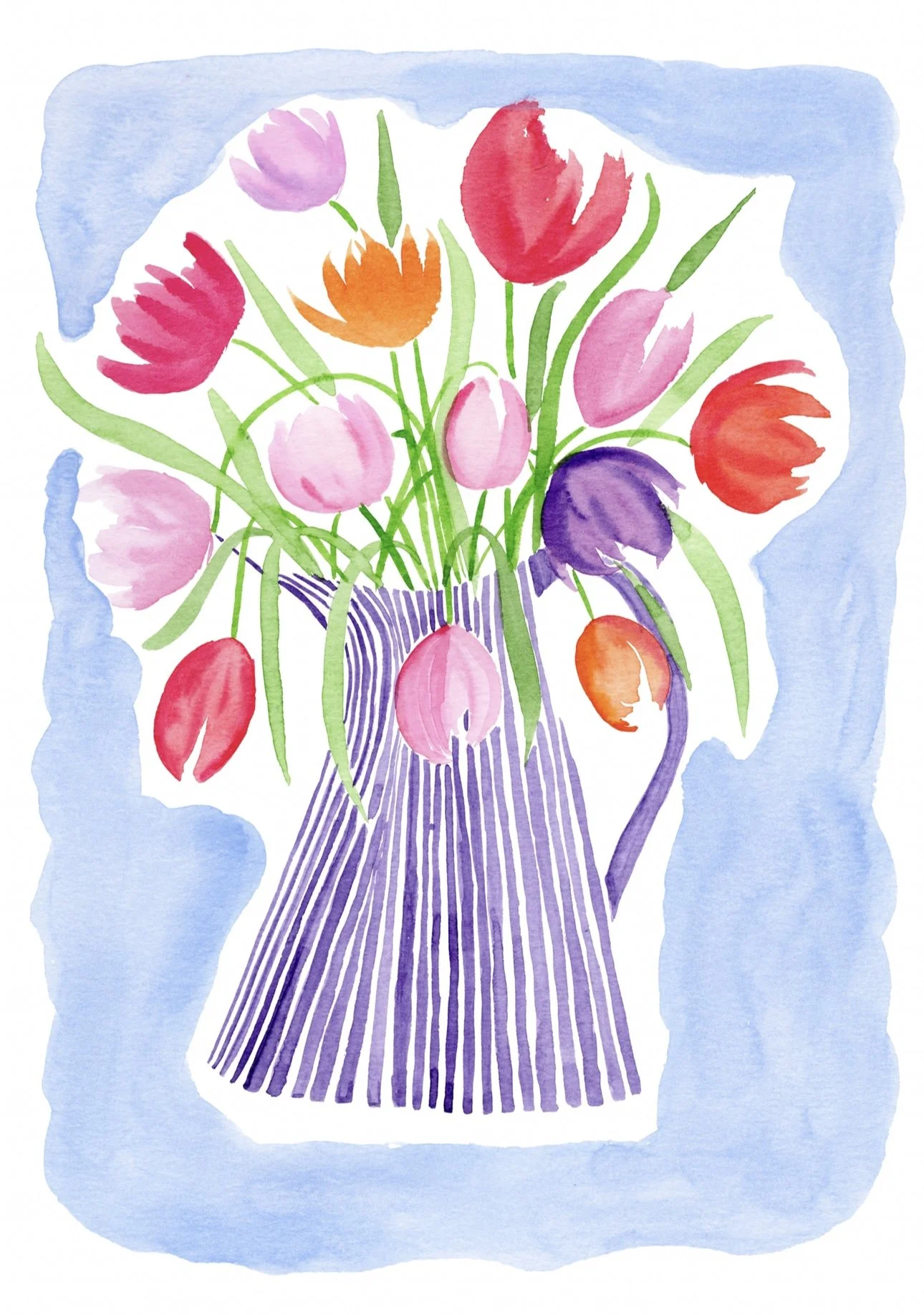 Tulips in a Jug