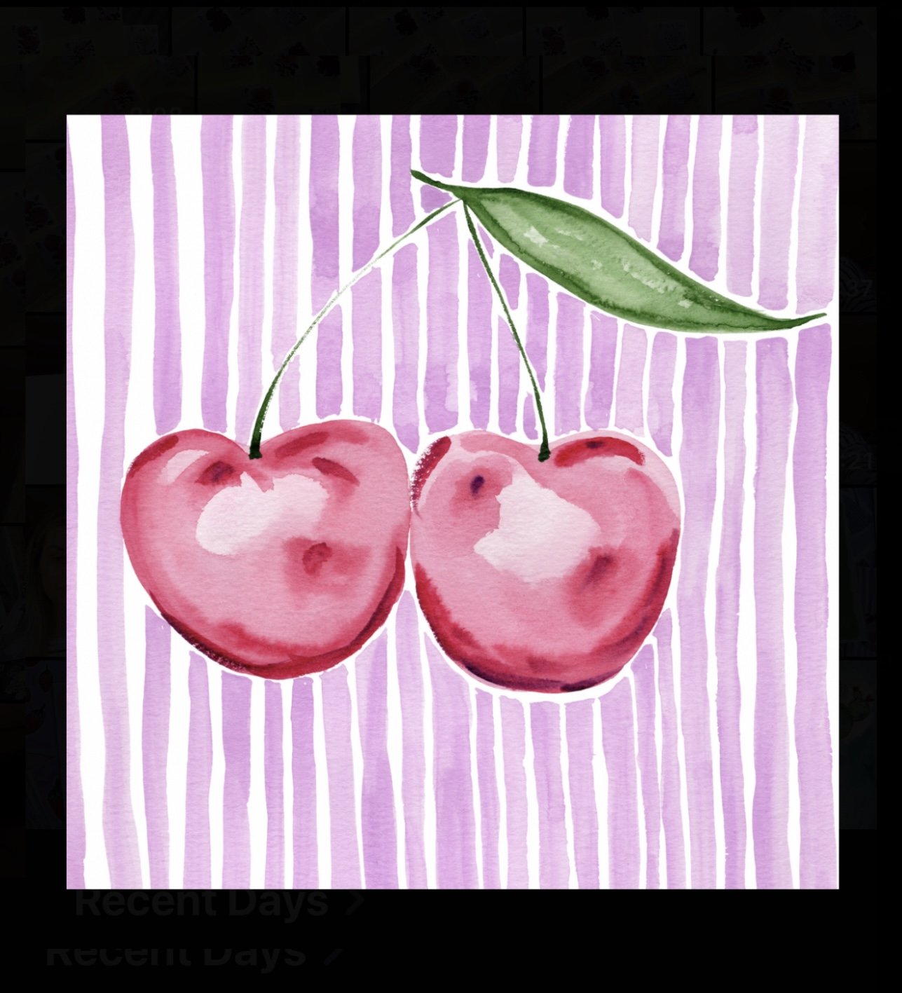 Cherries and Stripes