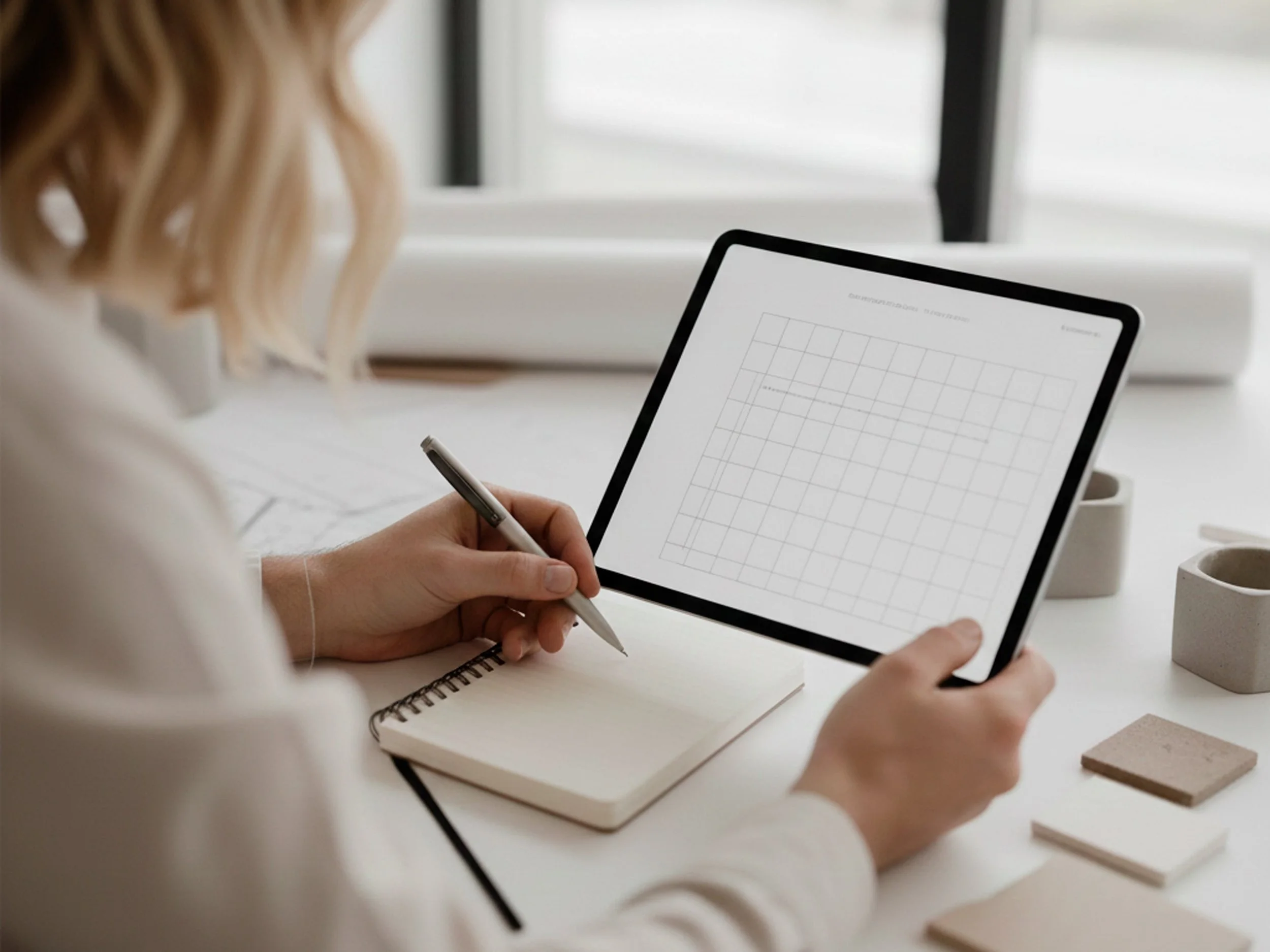 Strategische interieuranalyse en grondplan voor nieuwe ondernemers in Diest en Leuven door Studio Arto.