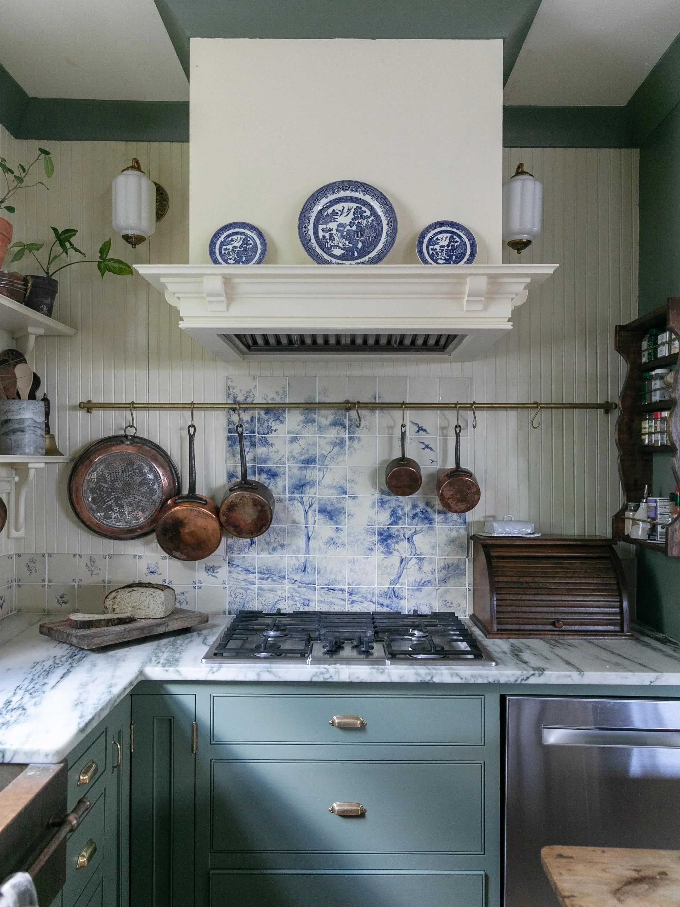 Flights BOOKED ✈️ to Amsterdam to deepen my study of delft tiles. This traditional blue-and-white traditional craftsmanship will neverrrrr go out of style. (Yes this is my kitchen. I love all things handmade and old world.)

Purchase my handmade cera