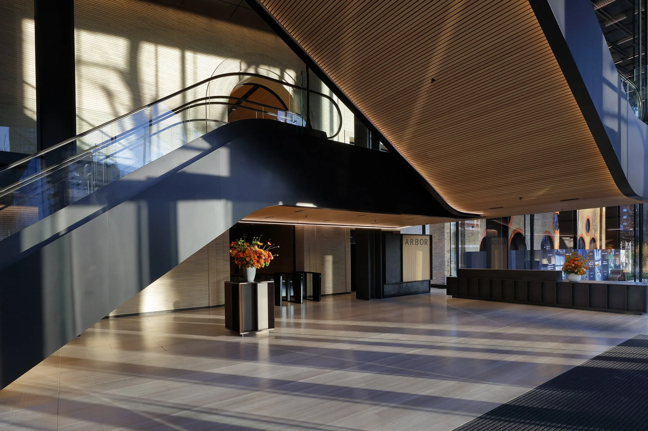 Arbor building foyer