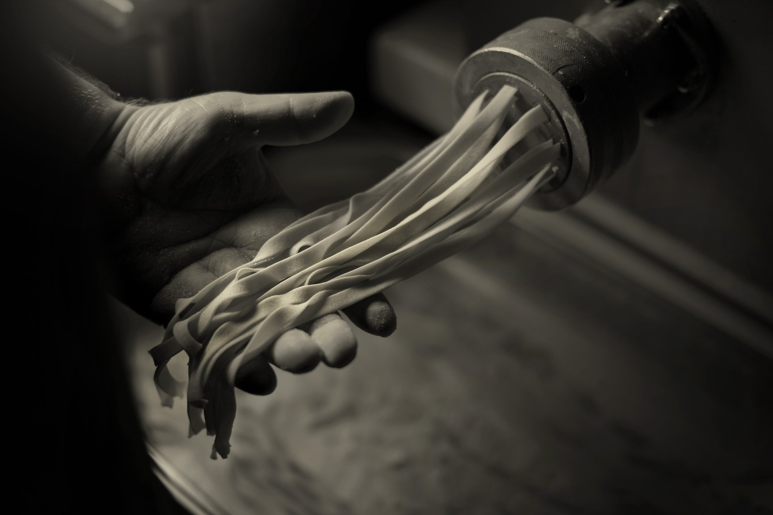 Pasta machine b&w by David Burton Photography