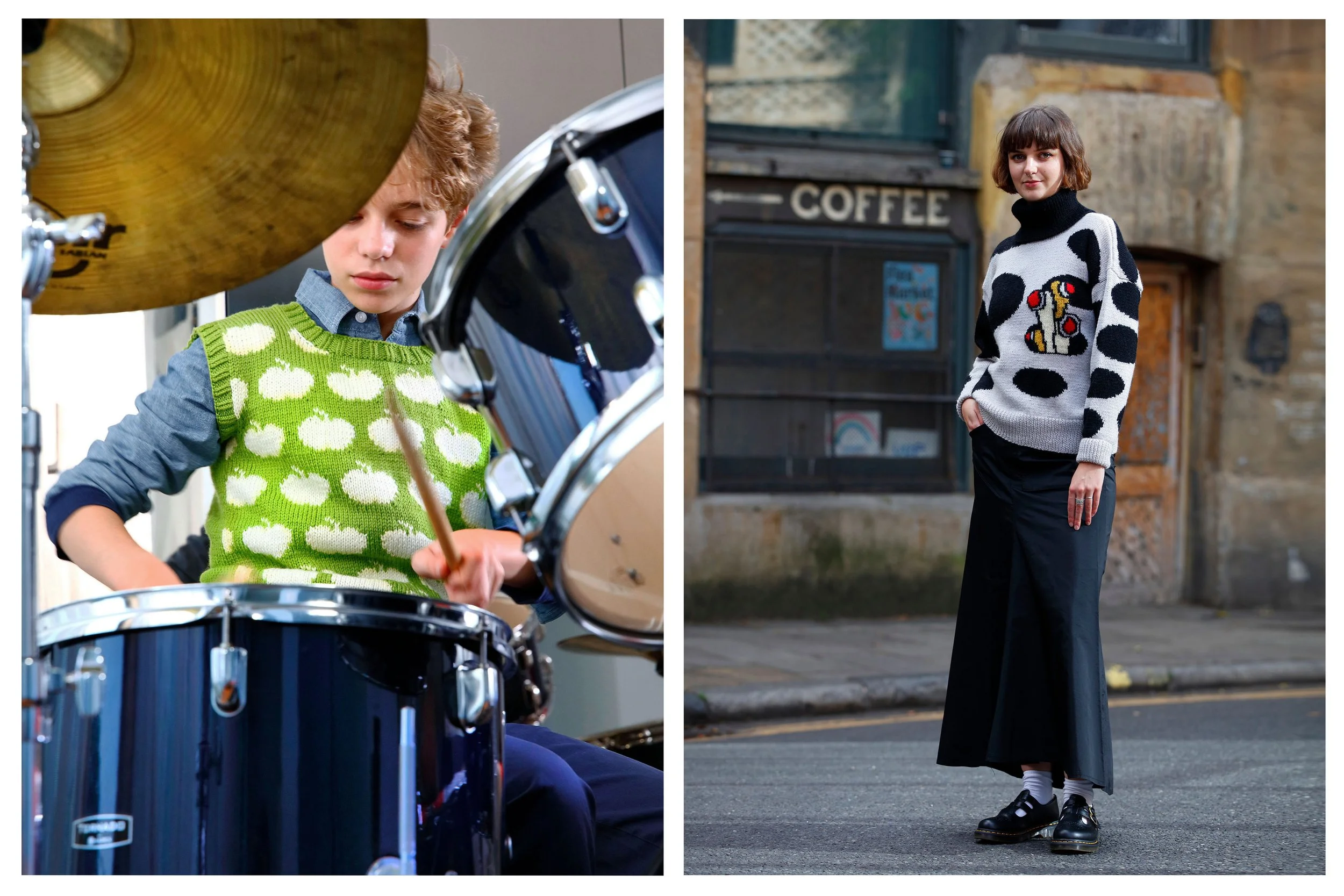 The Beatles Apple Tank top and Sea of Holes sweater