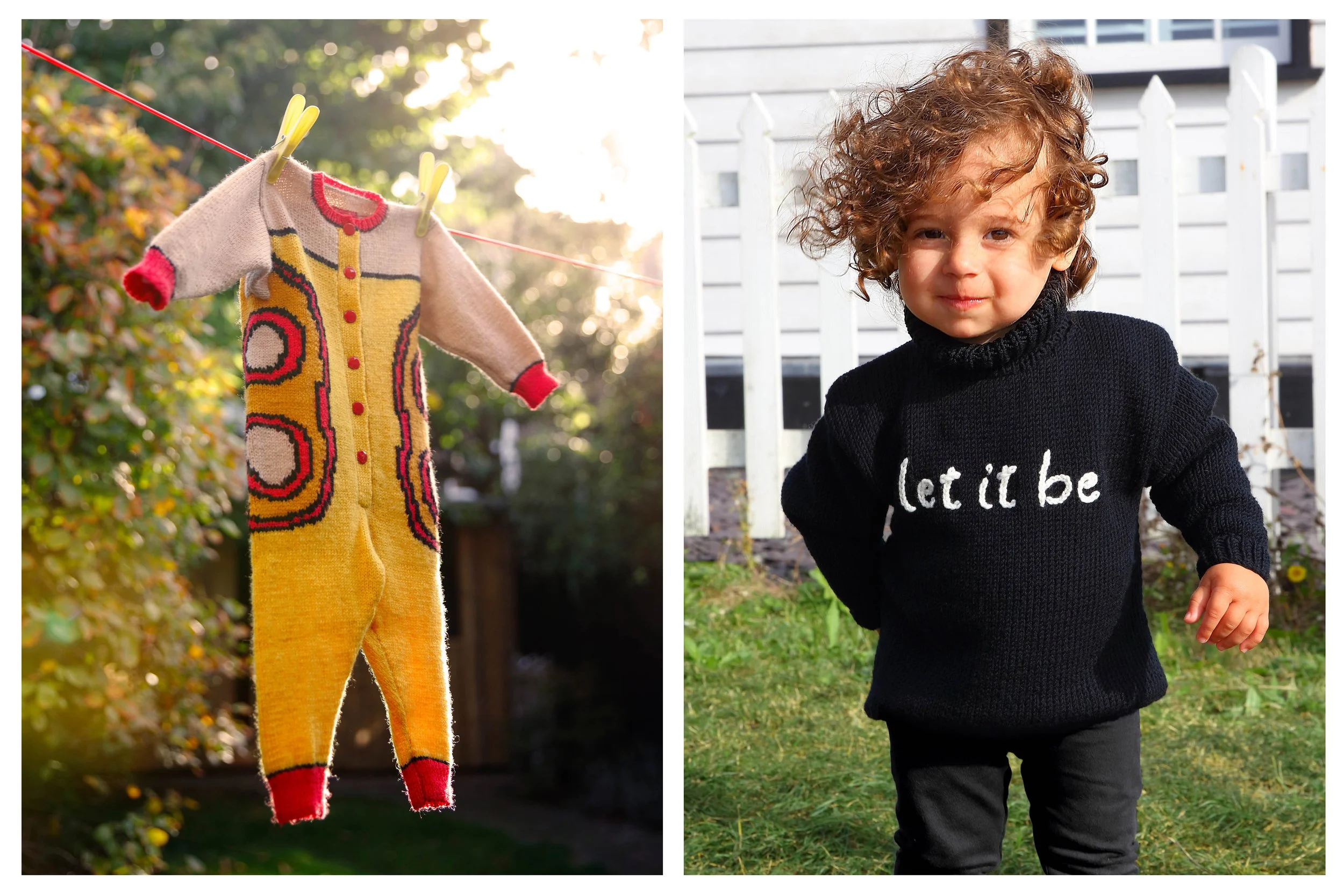 The Beatles Yellow Submarine romper suit & Let it be sweater