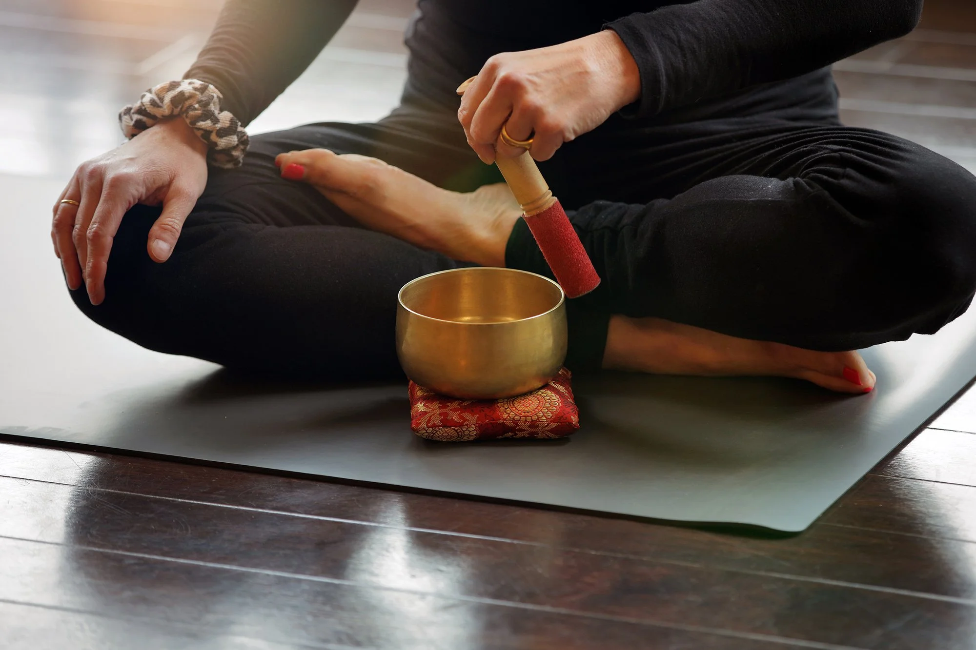 Sound bath session with free-spirit.uk