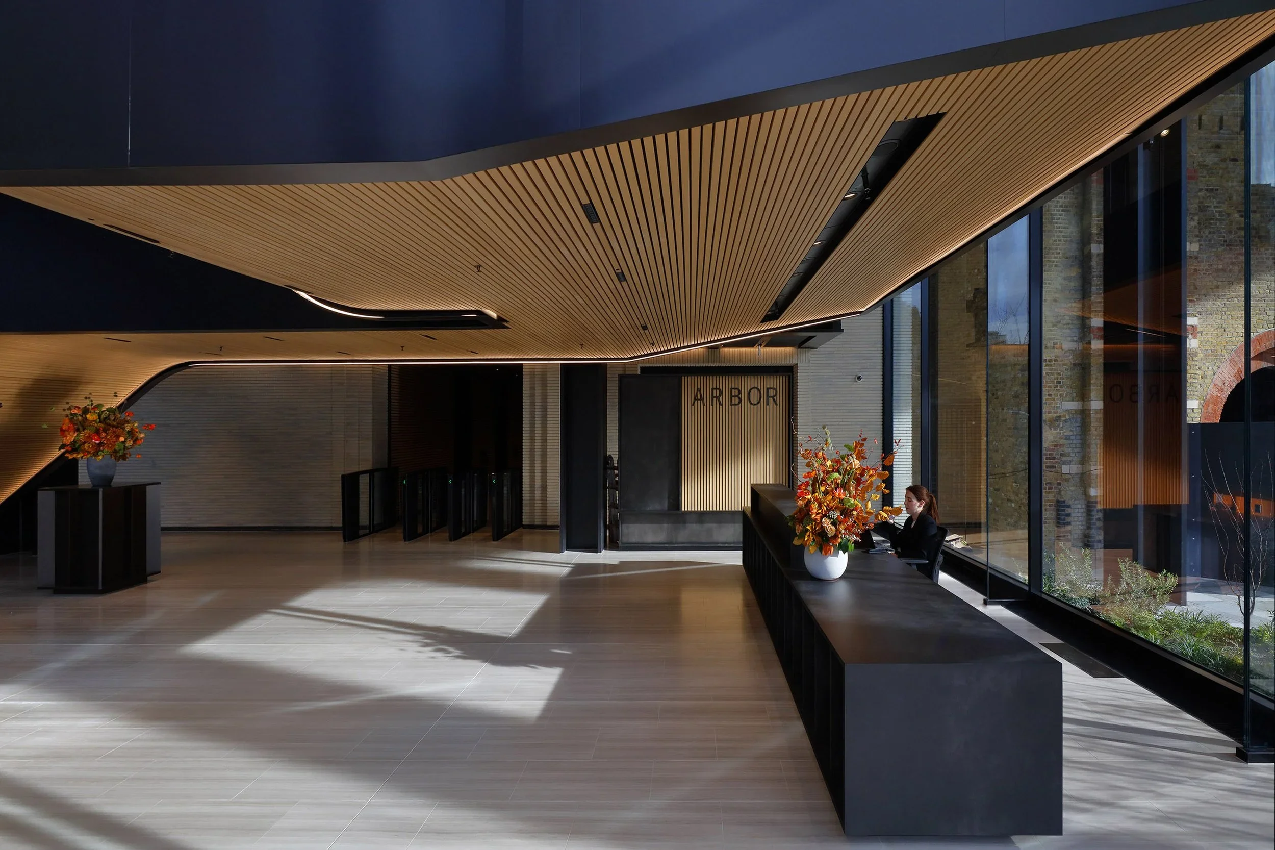 Arbor building foyer